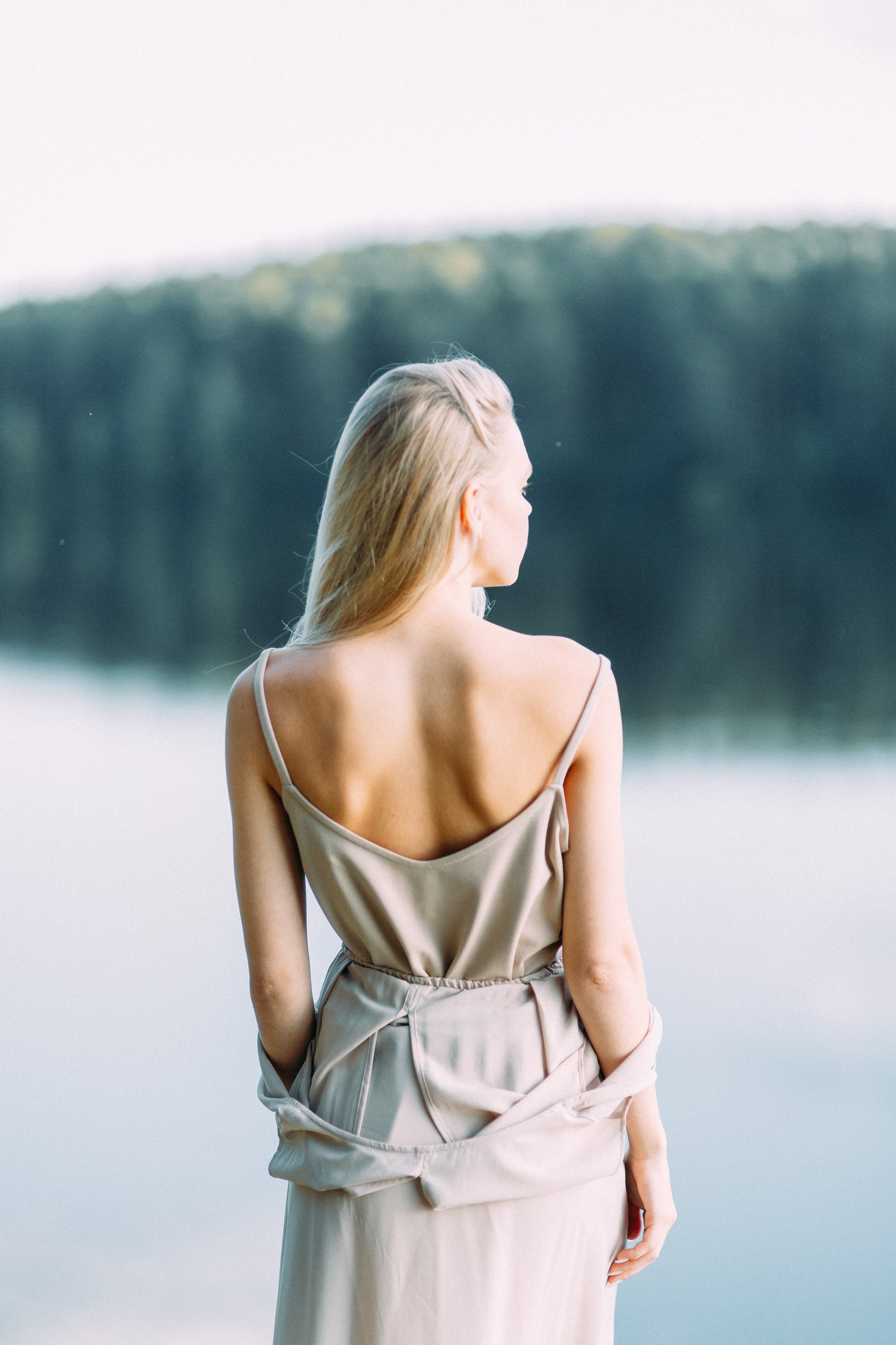 Закатная съемка на озере Тургояк