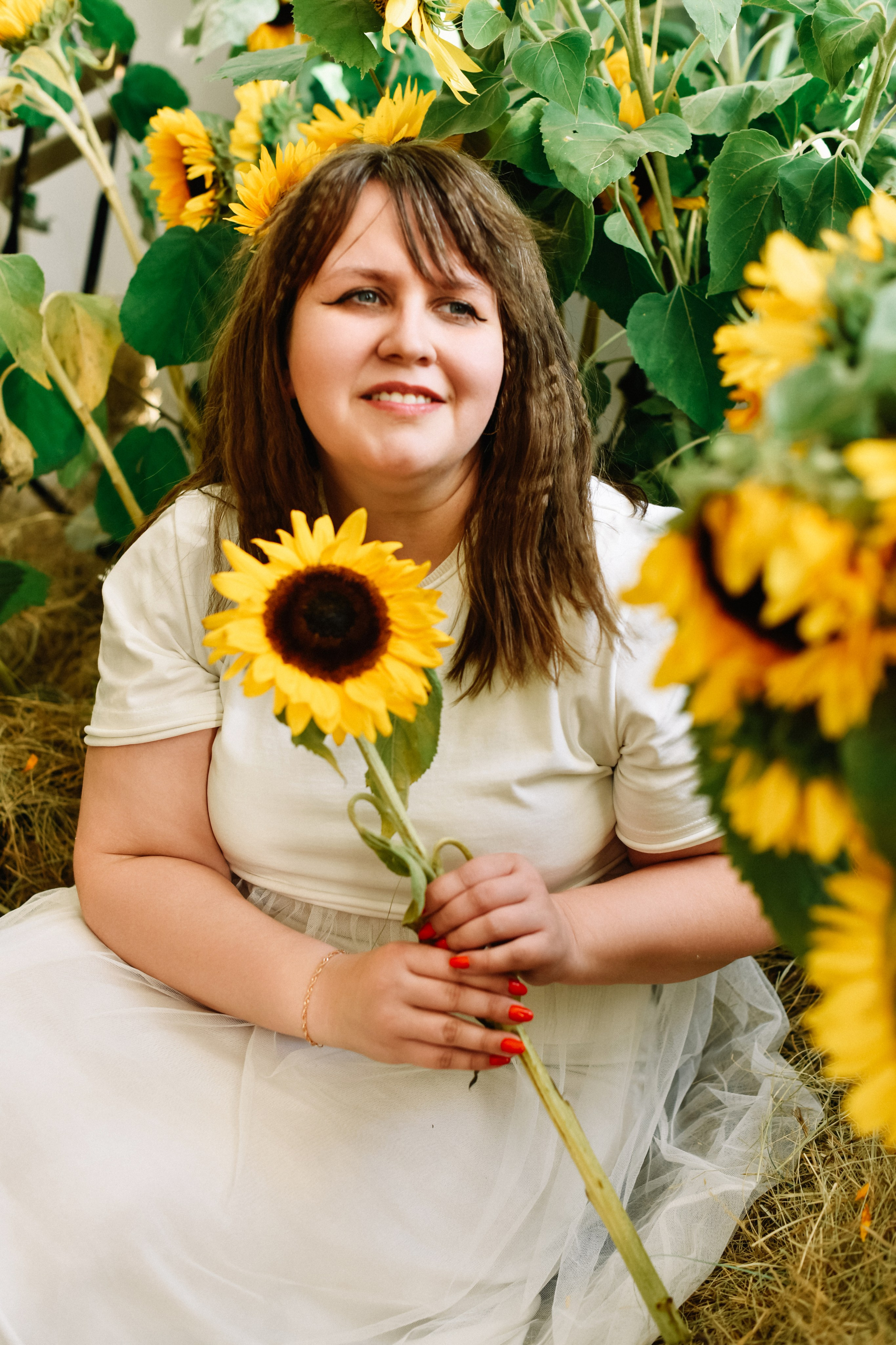 Анна подсолнухи