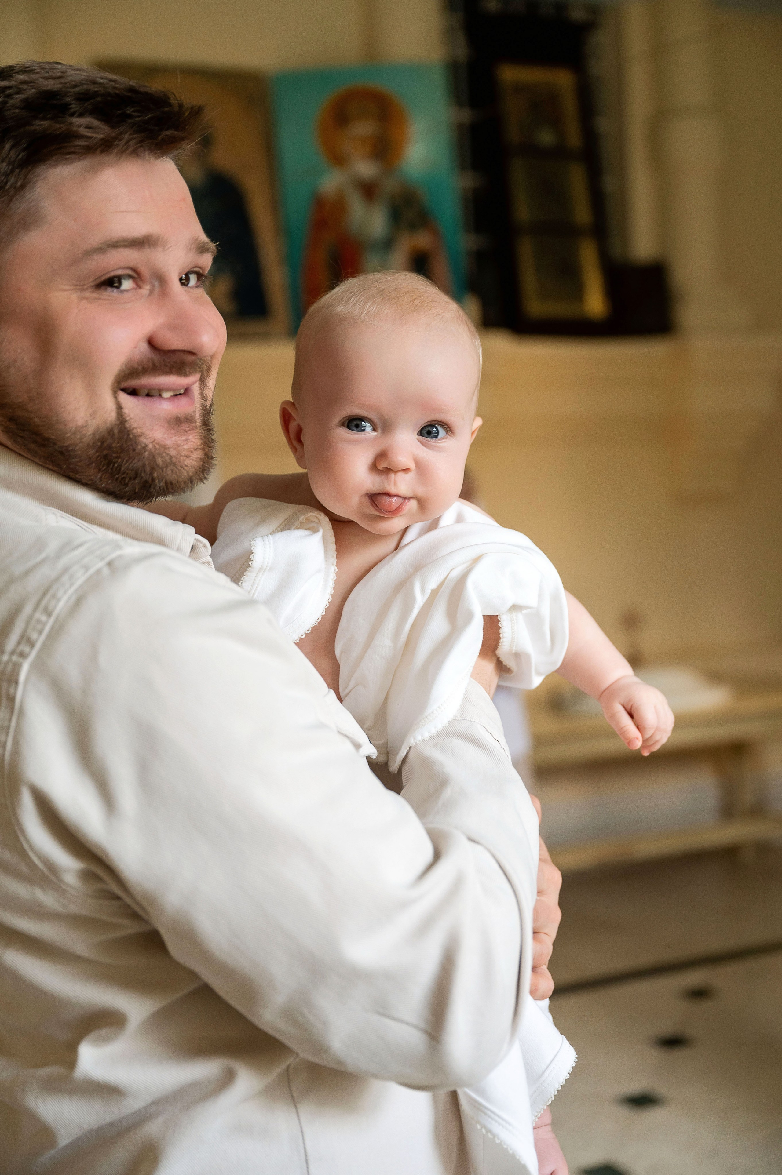 Крещение Тимофея. Семейный фотограф в г. Воскресенск Наталия Молева