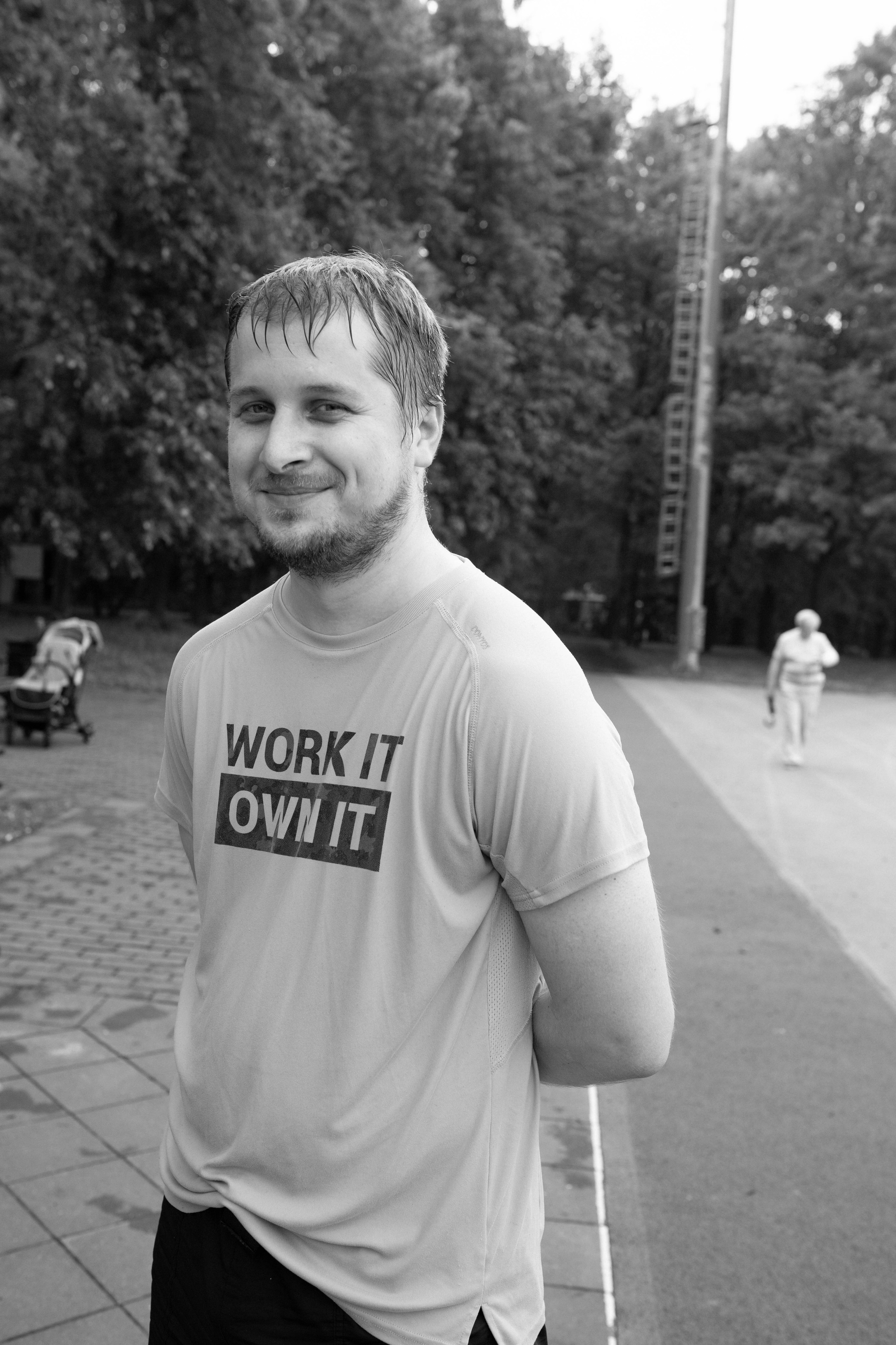 Тренировка сквозь призму чб. Александра Мельниченко/ Бегающий фотограф