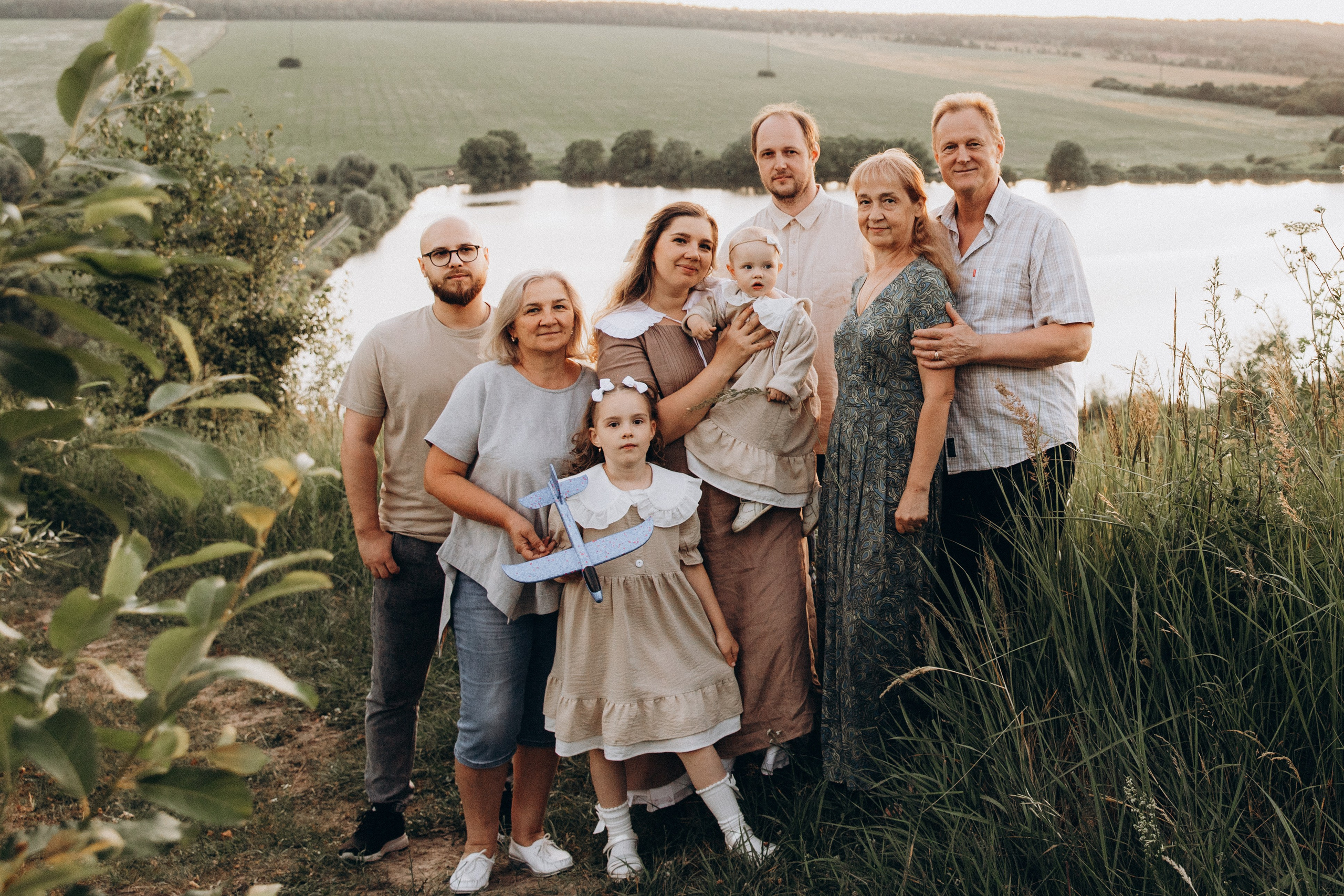 Летний вечер с семьей. Семейный фотограф документалист в Пензе Лопатинская Татья