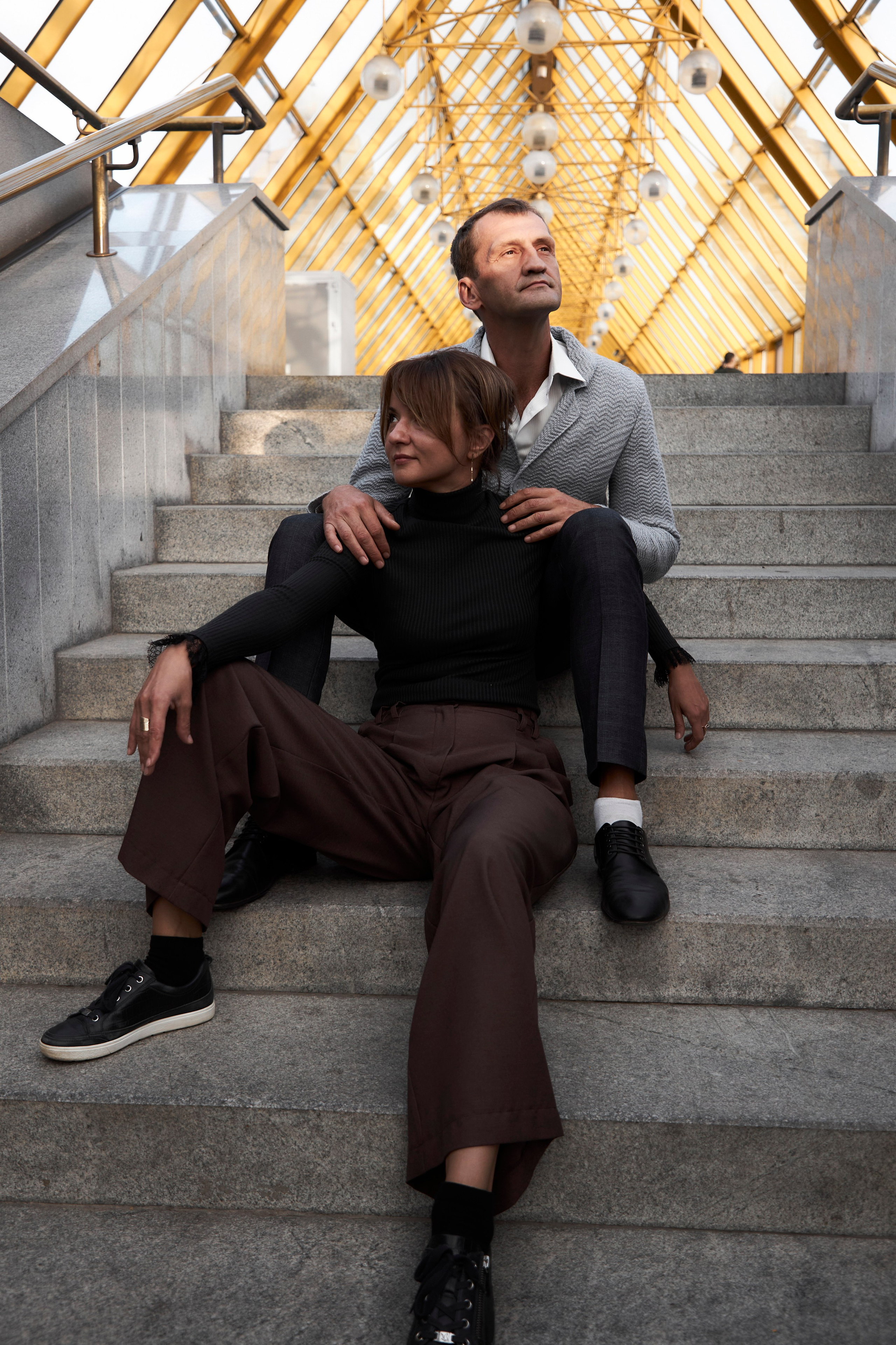 Love story на Андреевском мосту. Анна Потявина. Фотограф Москва