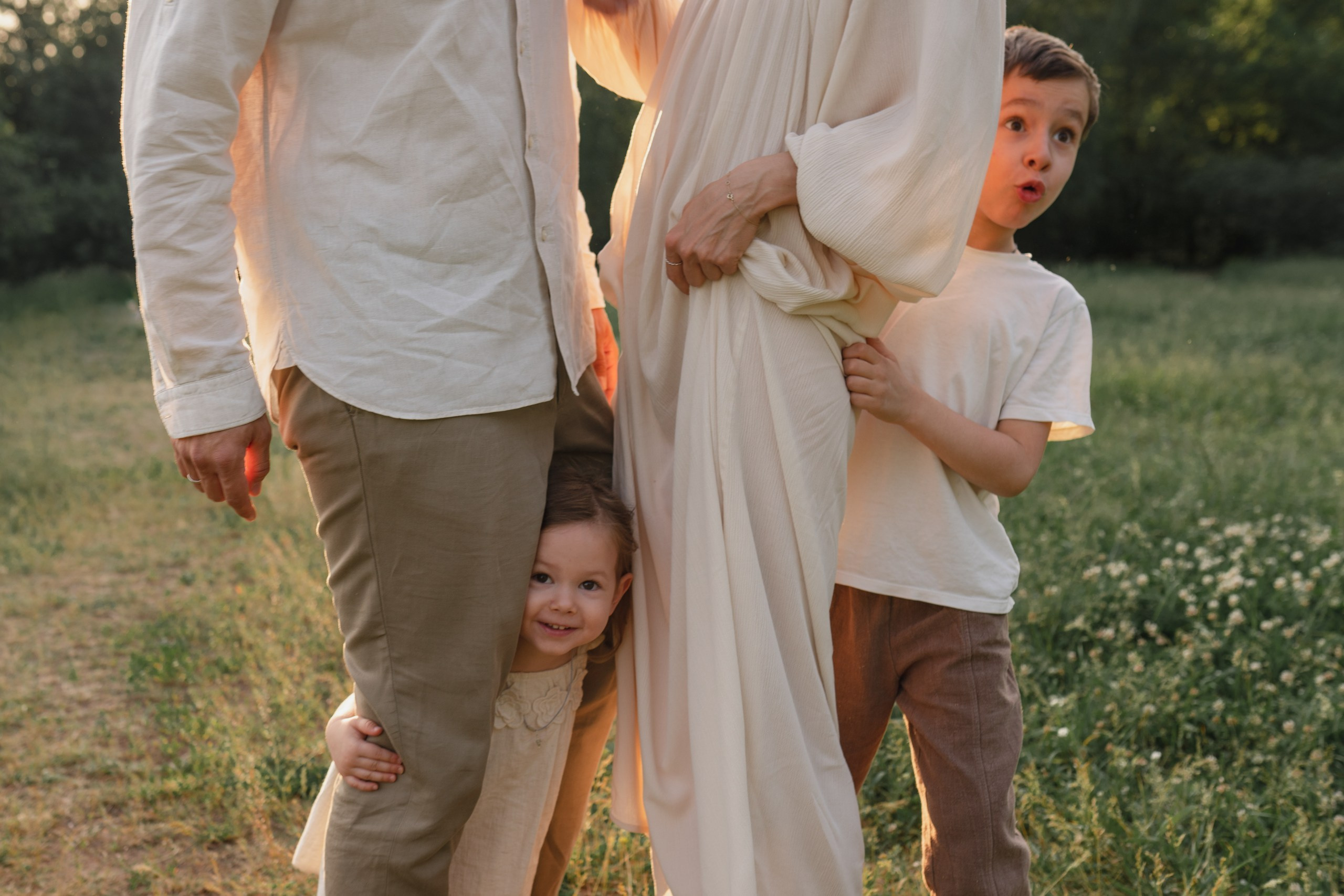 Лена, Сережа, Миша и София. Семейный фотограф в Москве Лилия Лебедева