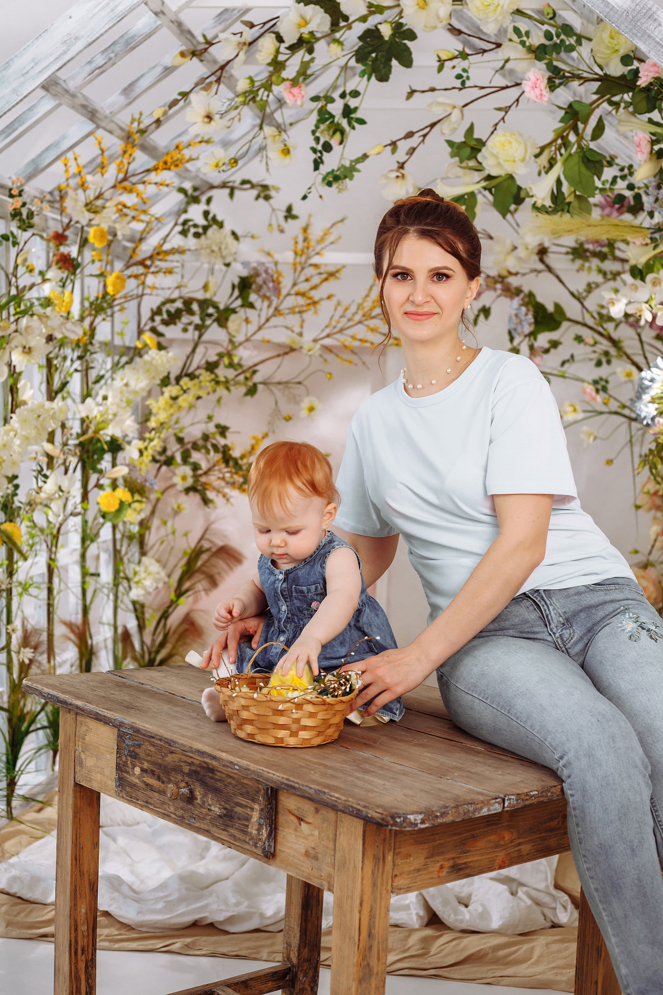 Годик Василисы. Фотограф новорожденных Тверь Диана Муляева