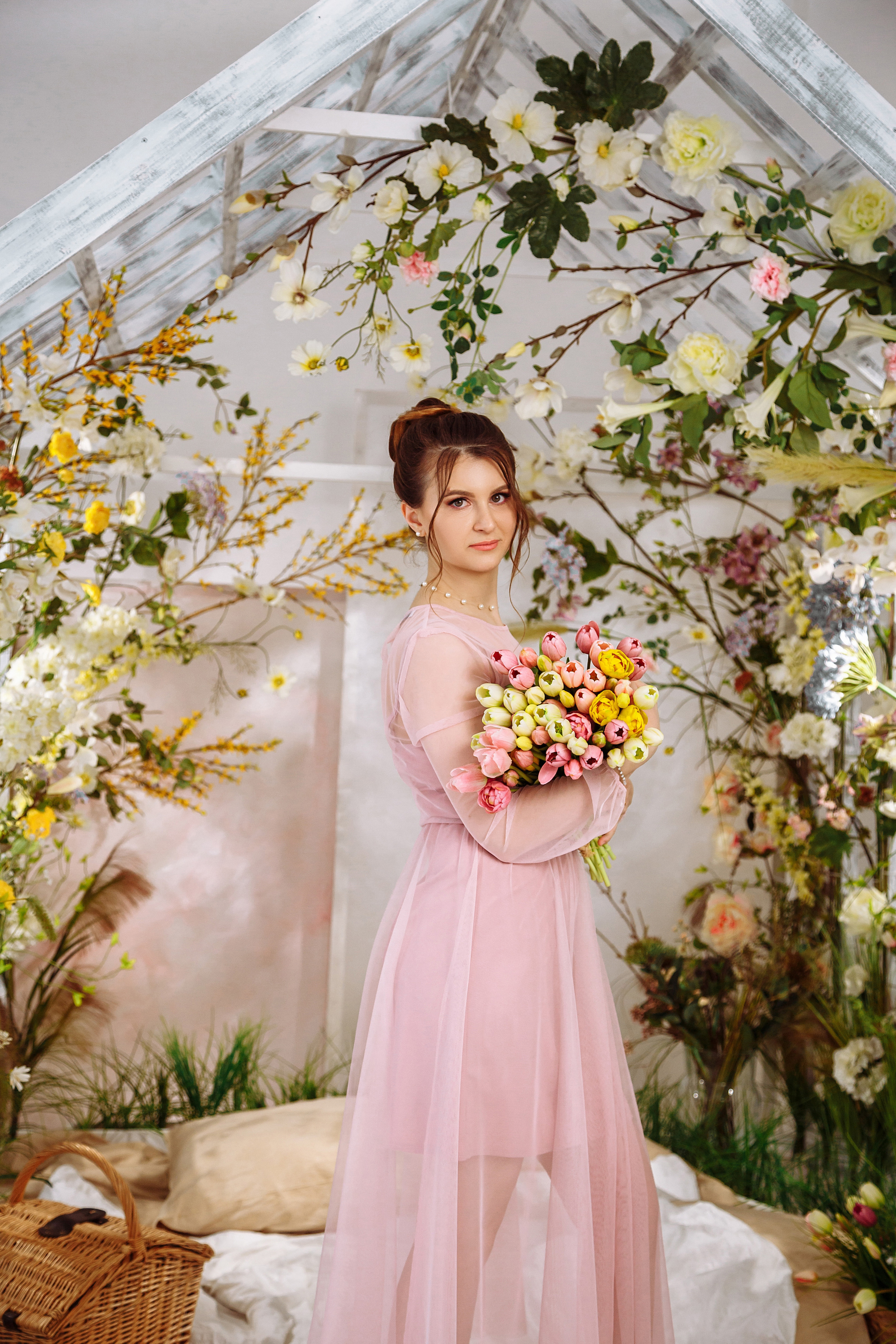 Годик Василисы. Фотограф новорожденных Тверь Диана Муляева