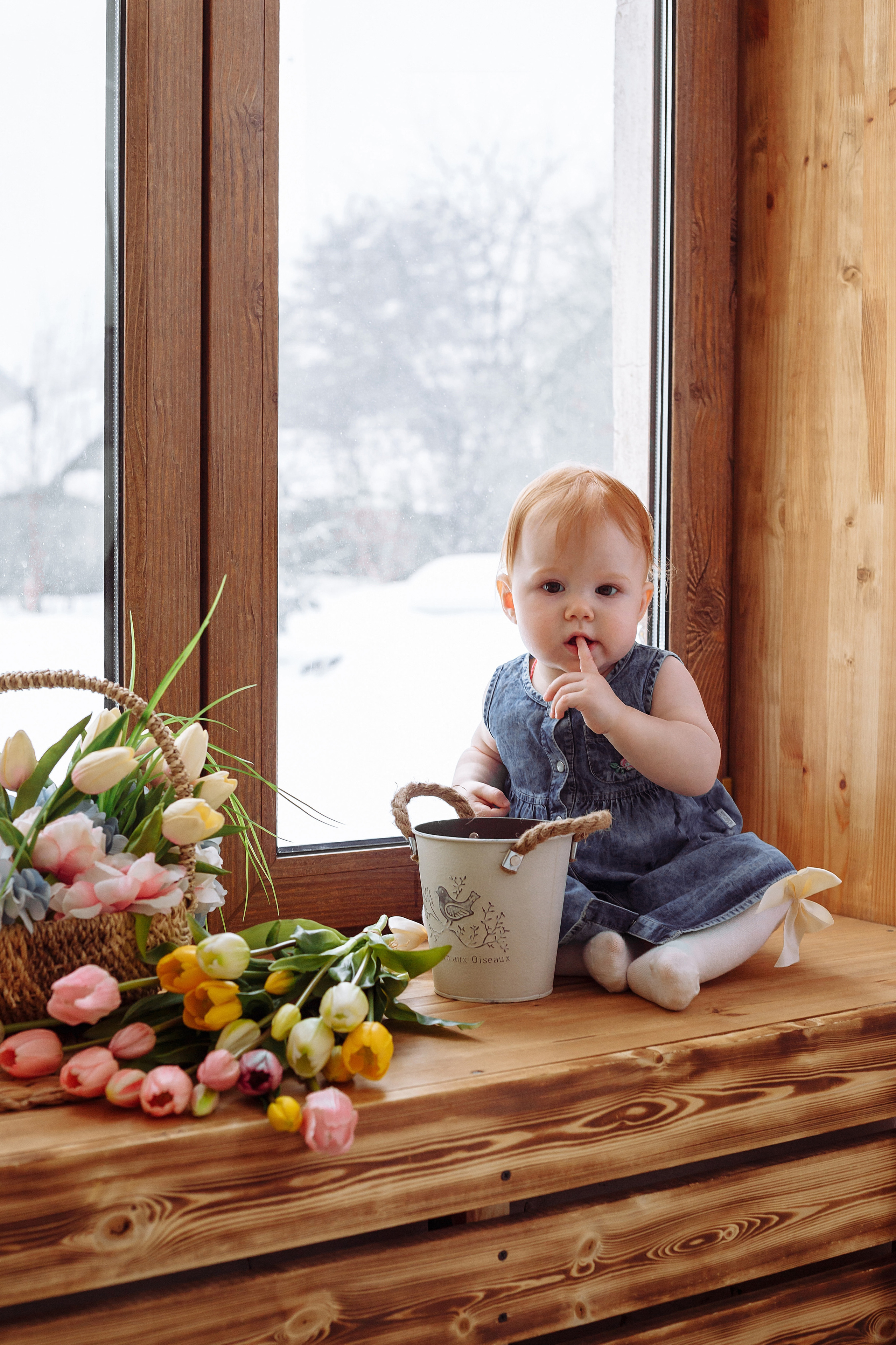 Годик Василисы. Фотограф новорожденных Тверь Диана Муляева