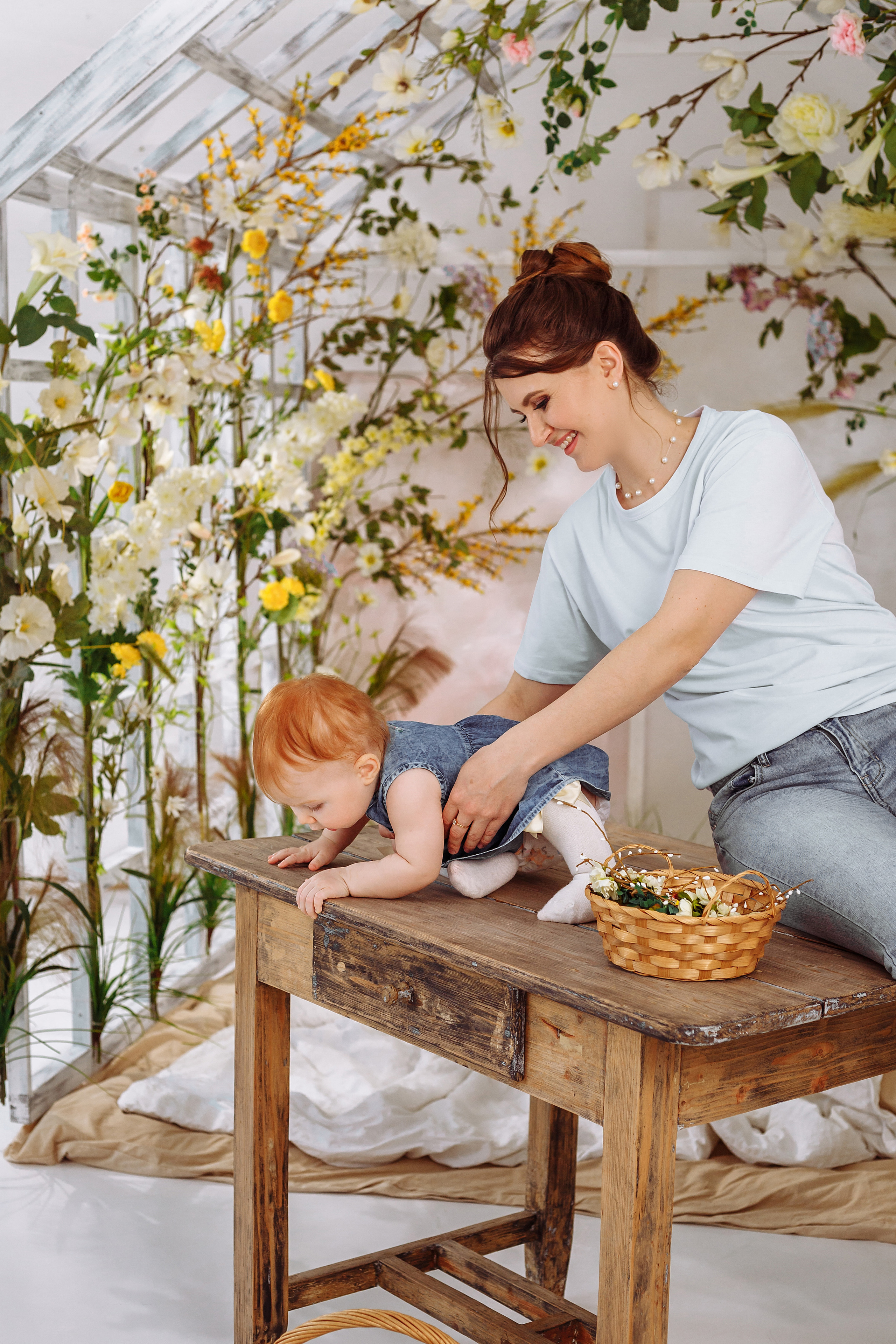 Годик Василисы. Фотограф новорожденных Тверь Диана Муляева