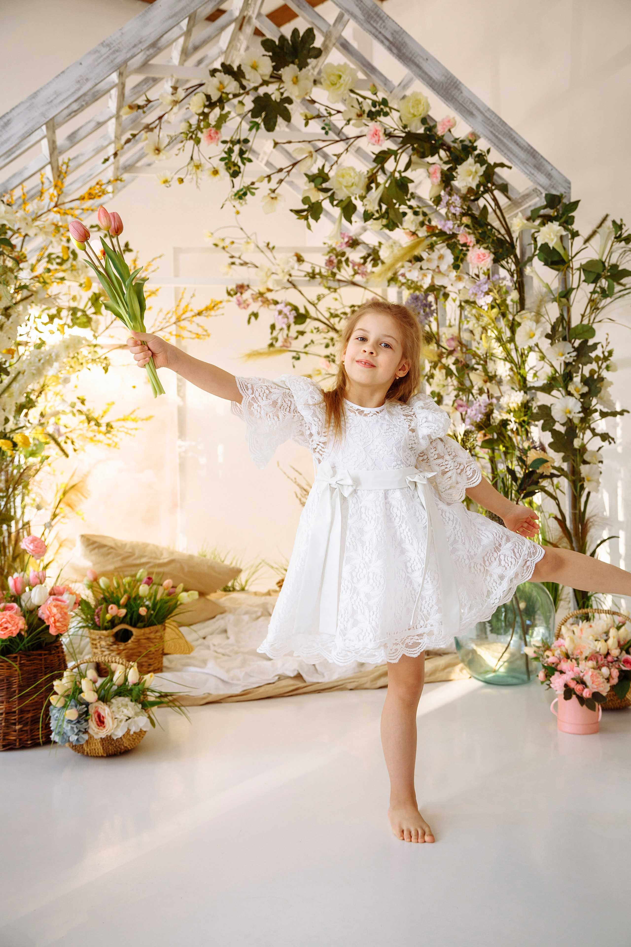 Яна и Аня (фотодень «Весна»). Фотограф новорожденных Тверь Диана Муляева