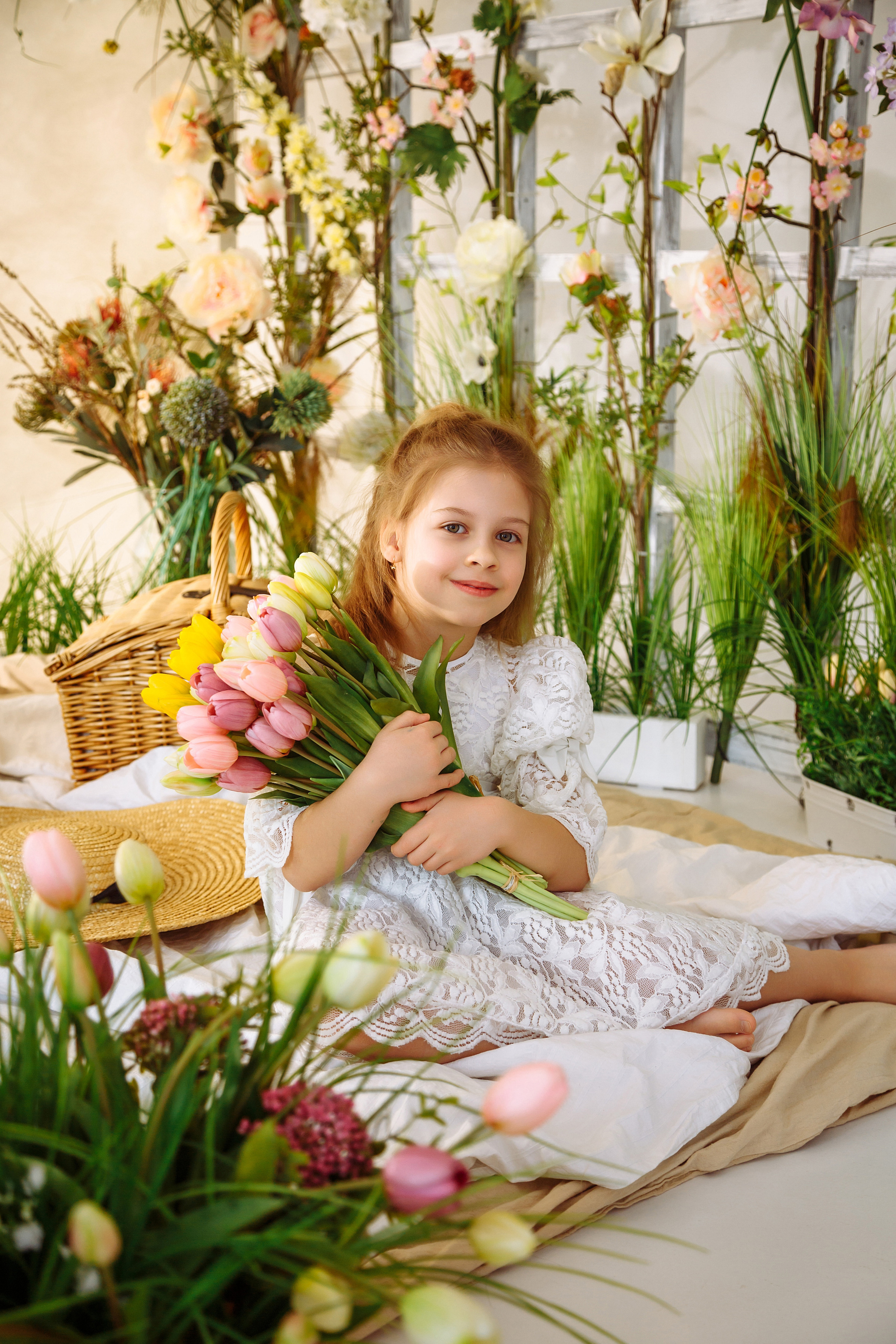 Яна и Аня (фотодень «Весна»). Фотограф новорожденных Тверь Диана Муляева