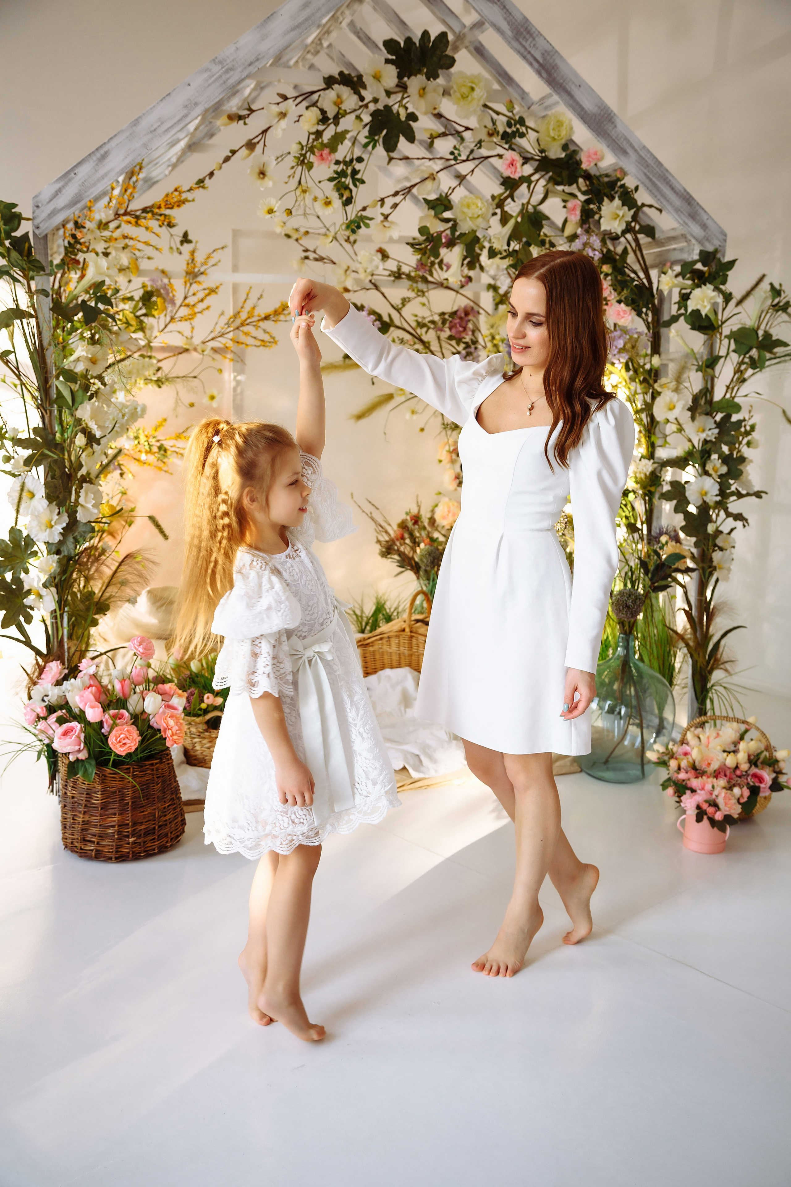 Яна и Аня (фотодень «Весна»). Фотограф новорожденных Тверь Диана Муляева