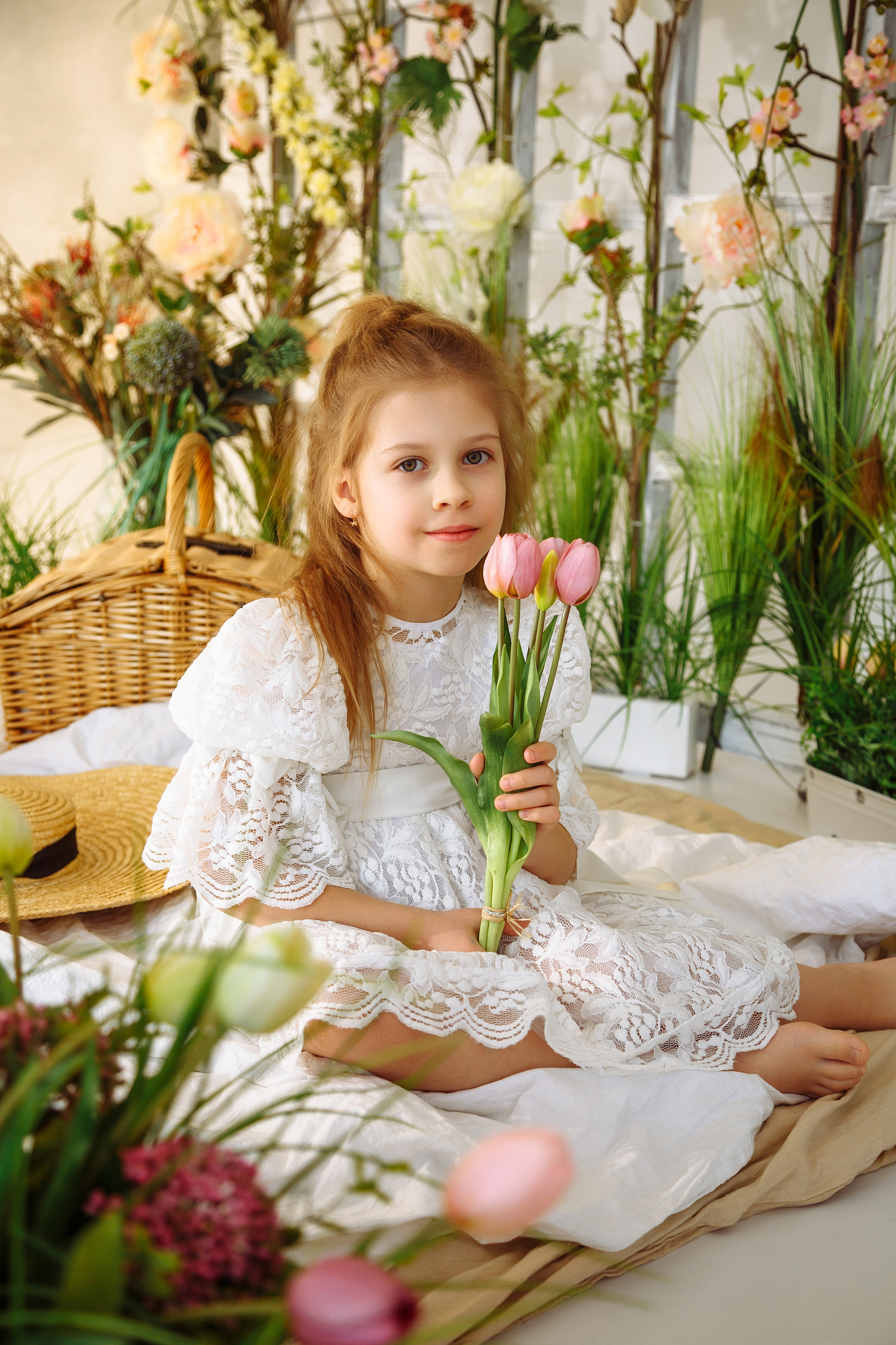 Яна и Аня (фотодень «Весна»). Фотограф новорожденных Тверь Диана Муляева