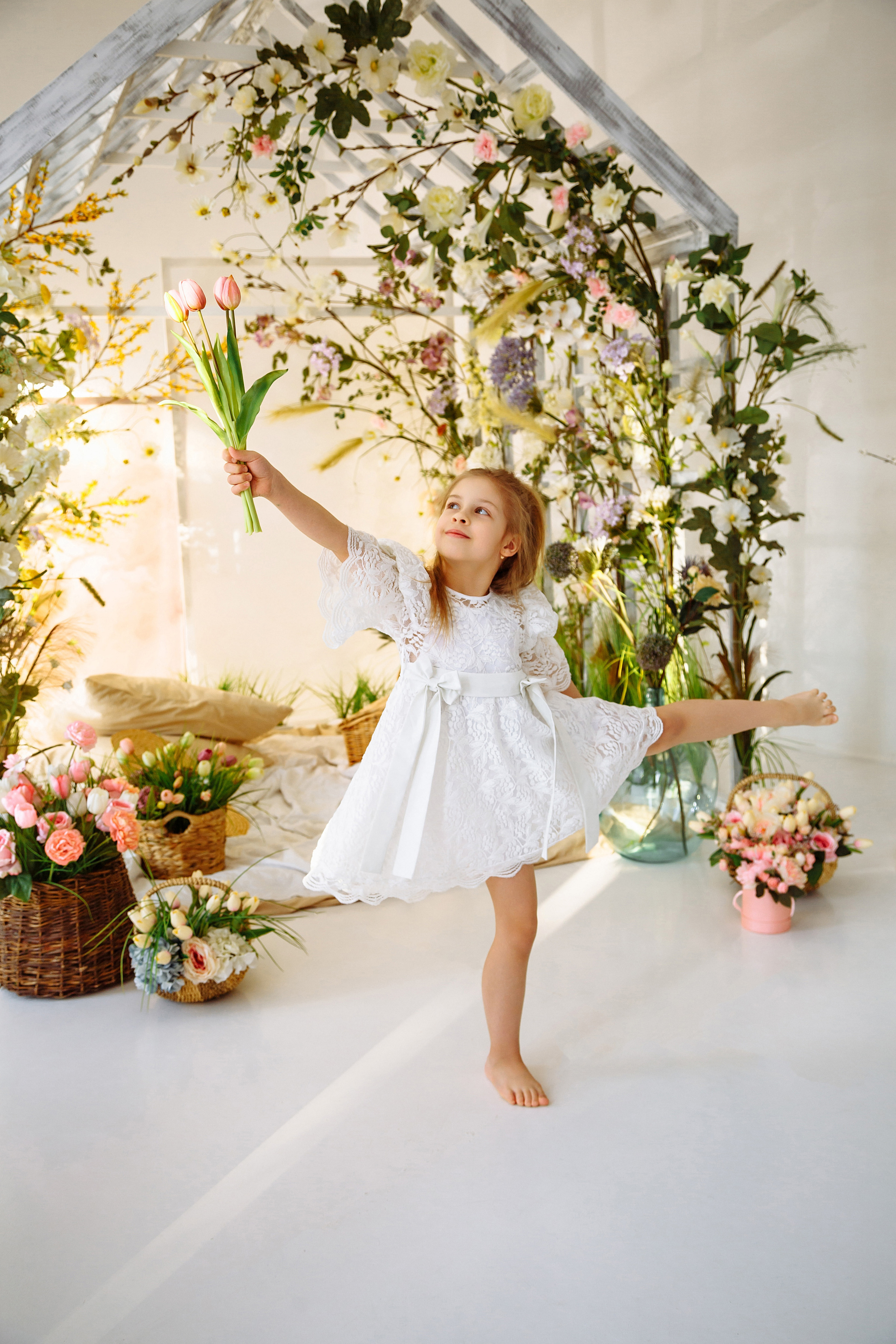 Яна и Аня (фотодень «Весна»). Фотограф новорожденных Тверь Диана Муляева