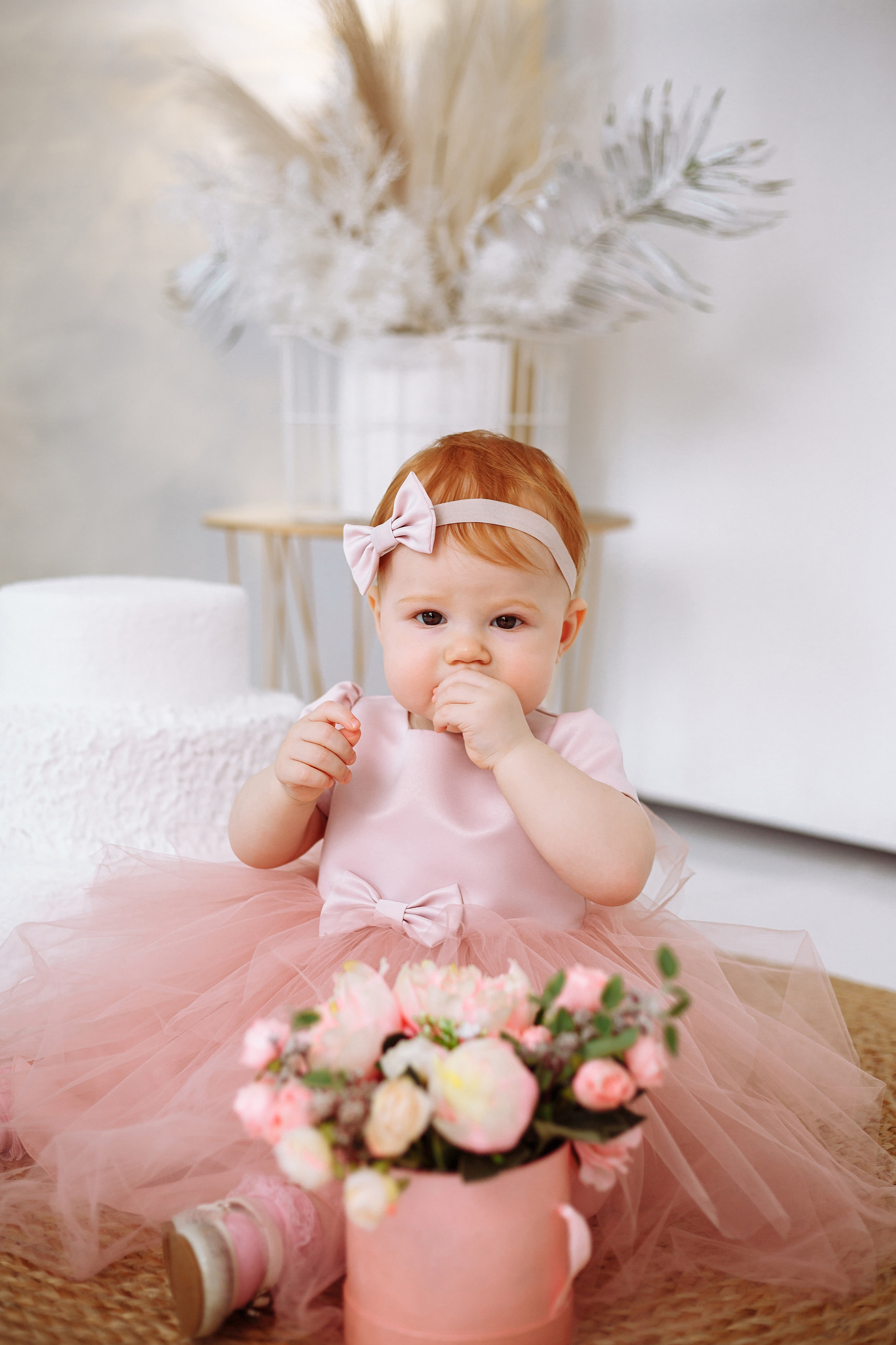 Годик Василисы. Фотограф новорожденных Тверь Диана Муляева