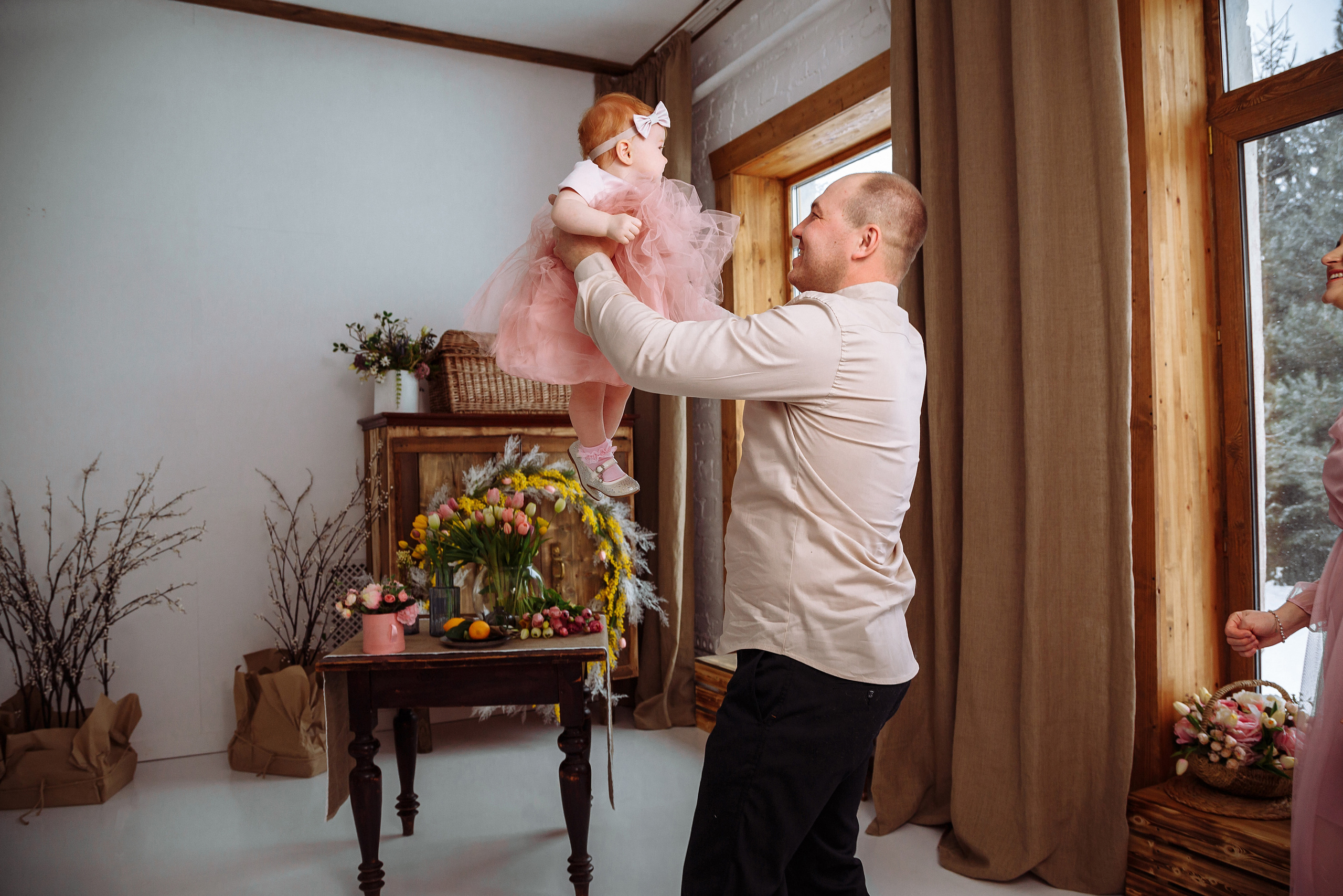 Годик Василисы. Фотограф новорожденных Тверь Диана Муляева