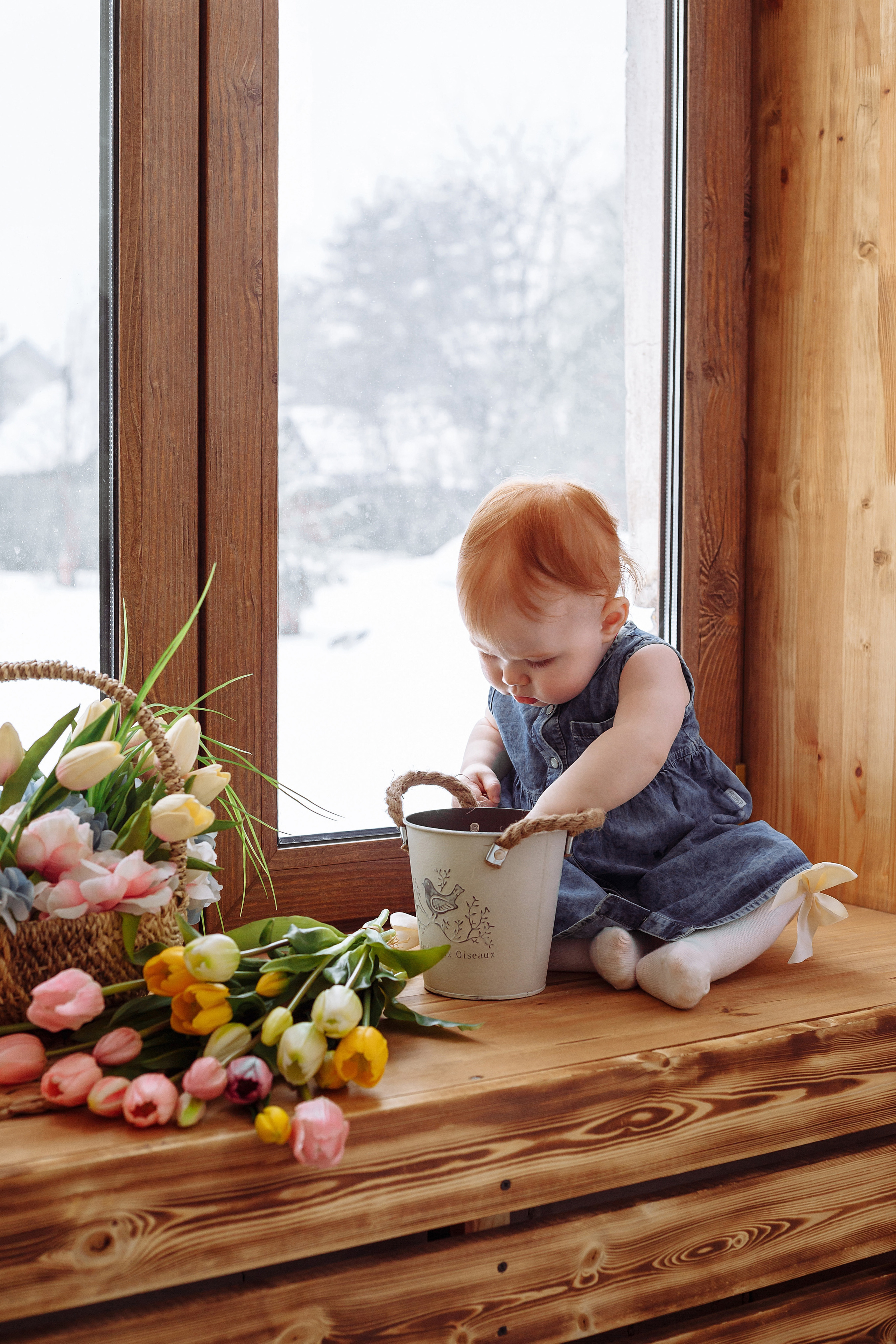 Годик Василисы. Фотограф новорожденных Тверь Диана Муляева