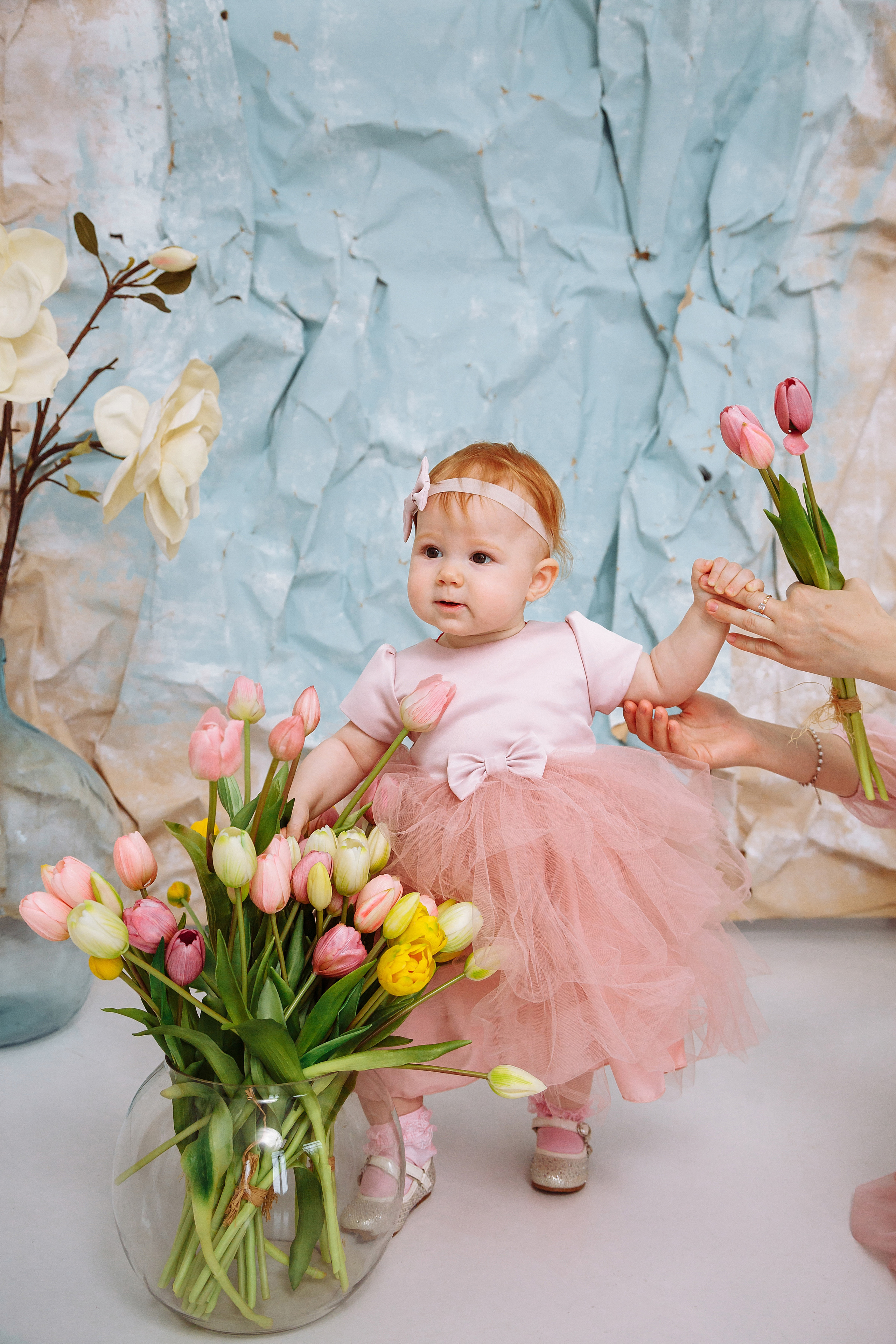 Годик Василисы. Фотограф новорожденных Тверь Диана Муляева