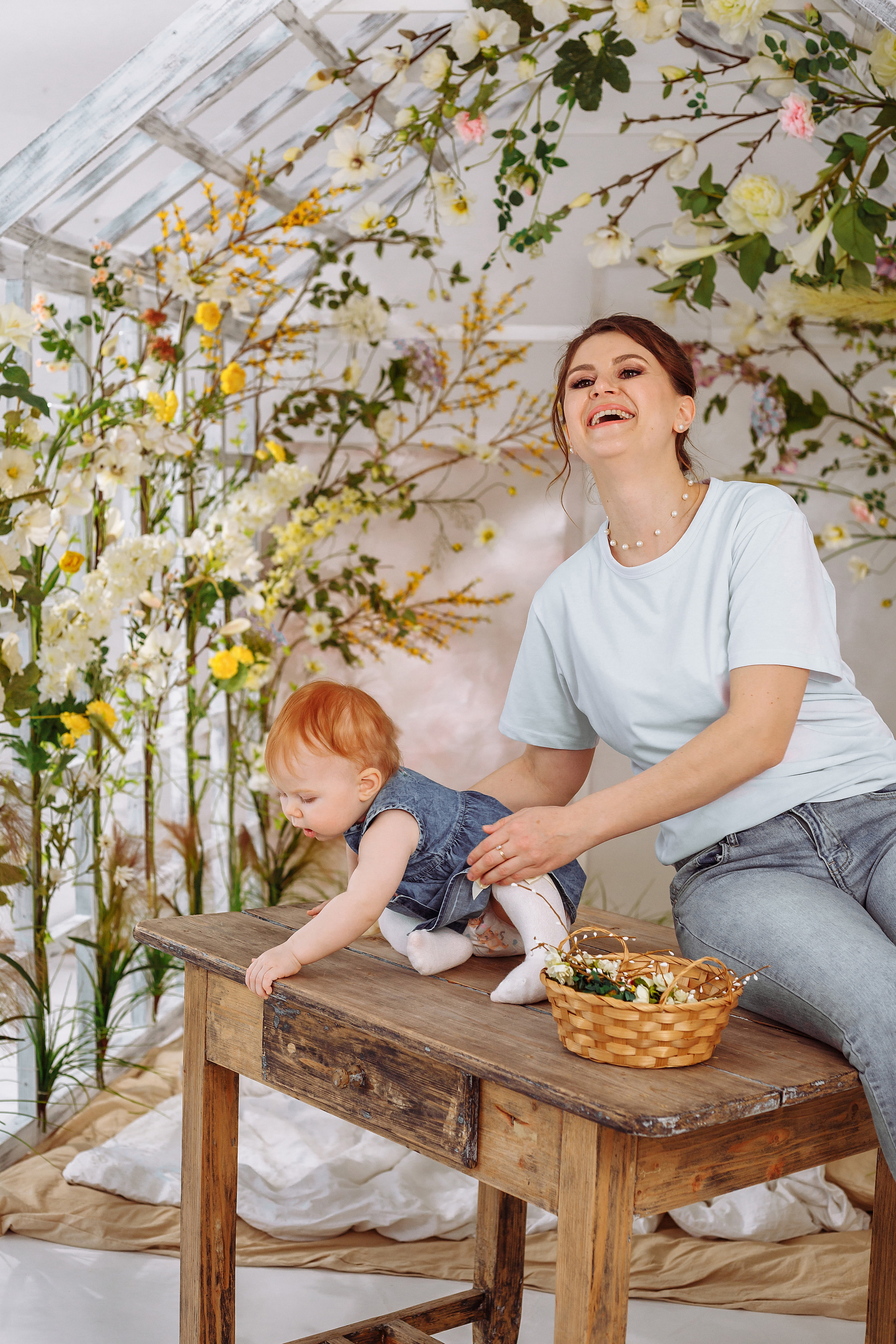 Годик Василисы. Фотограф новорожденных Тверь Диана Муляева