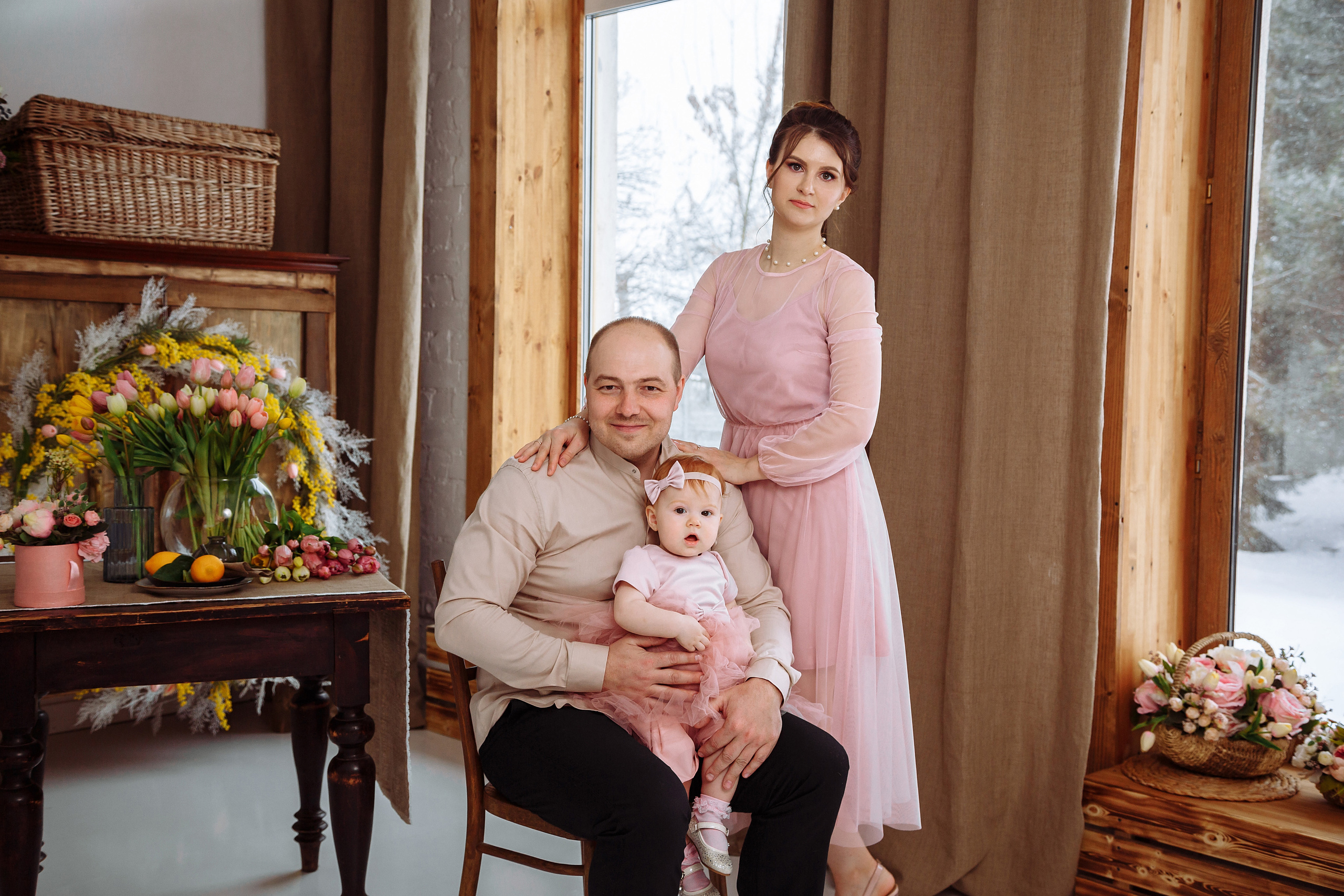 Годик Василисы. Фотограф новорожденных Тверь Диана Муляева