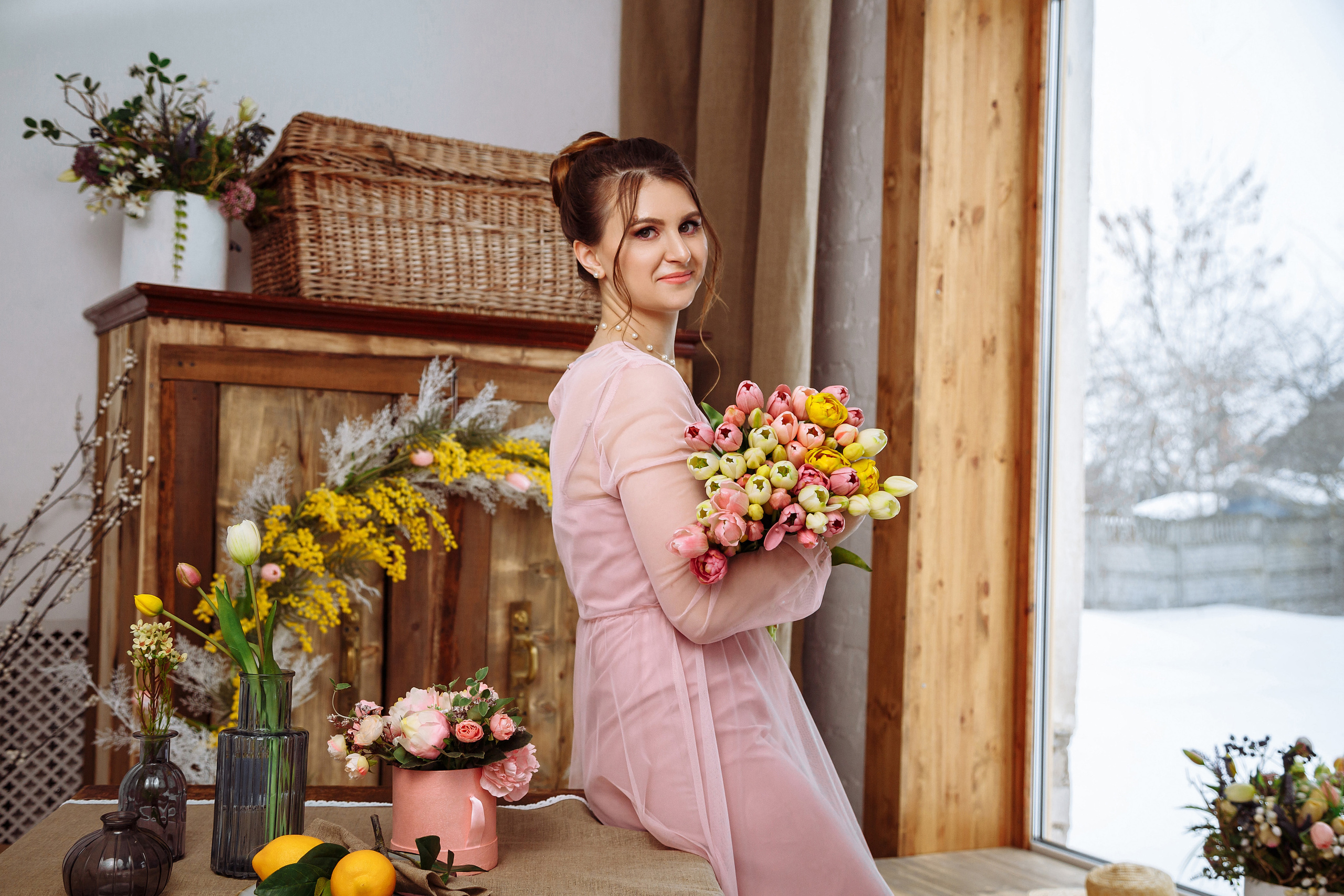 Годик Василисы. Фотограф новорожденных Тверь Диана Муляева