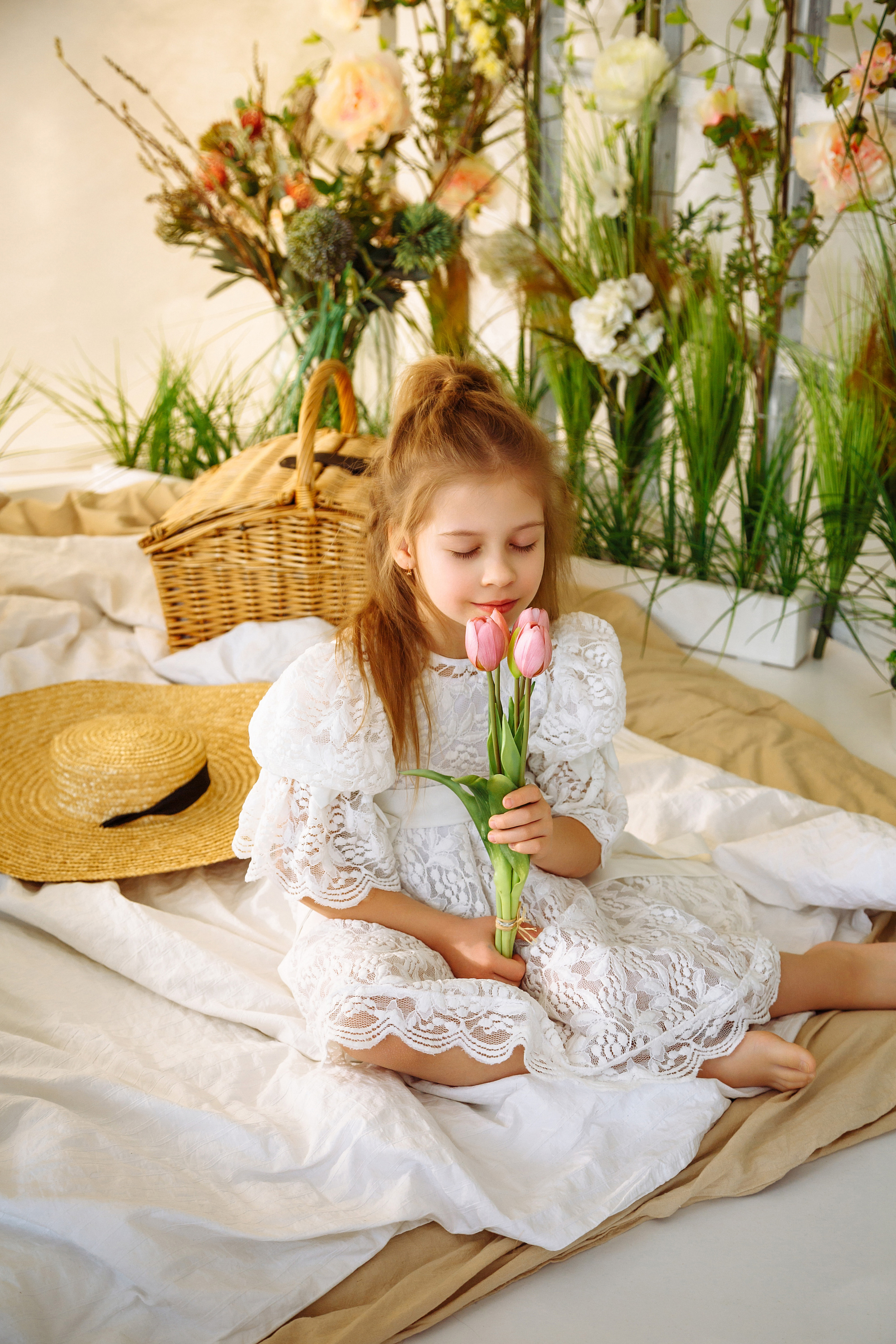 Яна и Аня (фотодень «Весна»). Фотограф новорожденных Тверь Диана Муляева