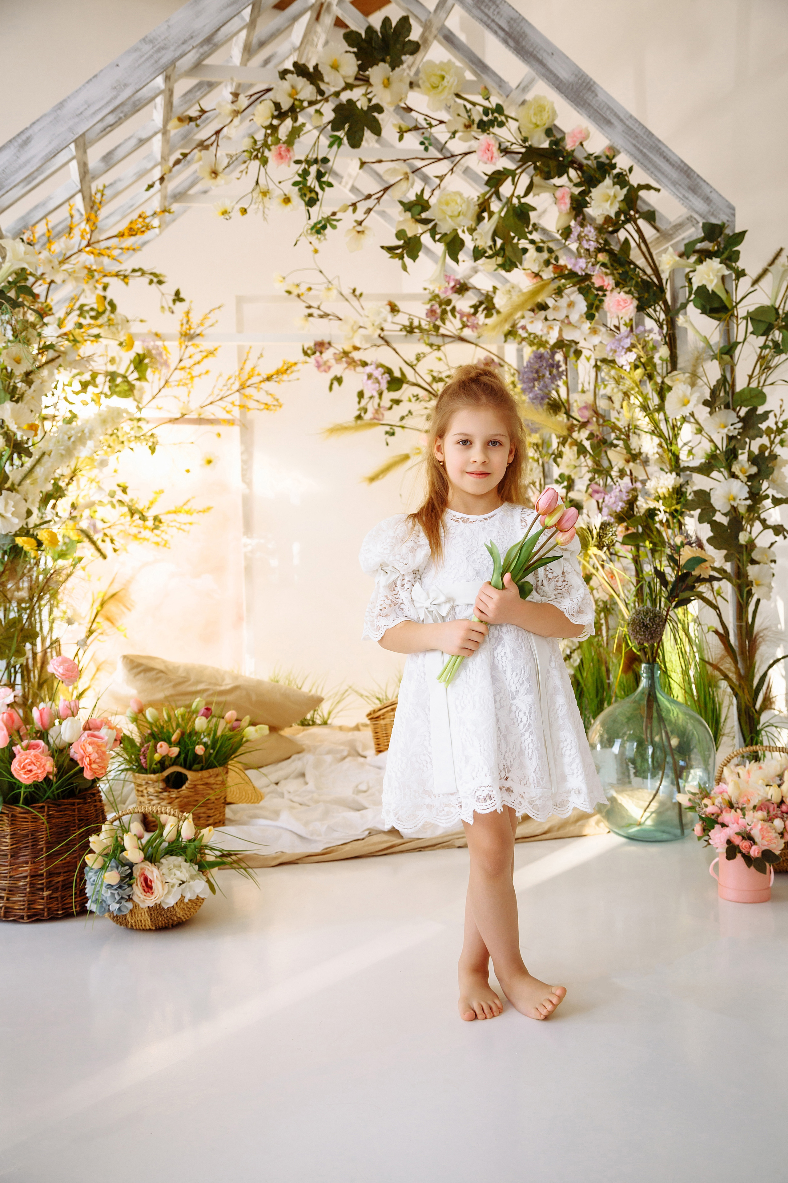 Яна и Аня (фотодень «Весна»). Фотограф новорожденных Тверь Диана Муляева