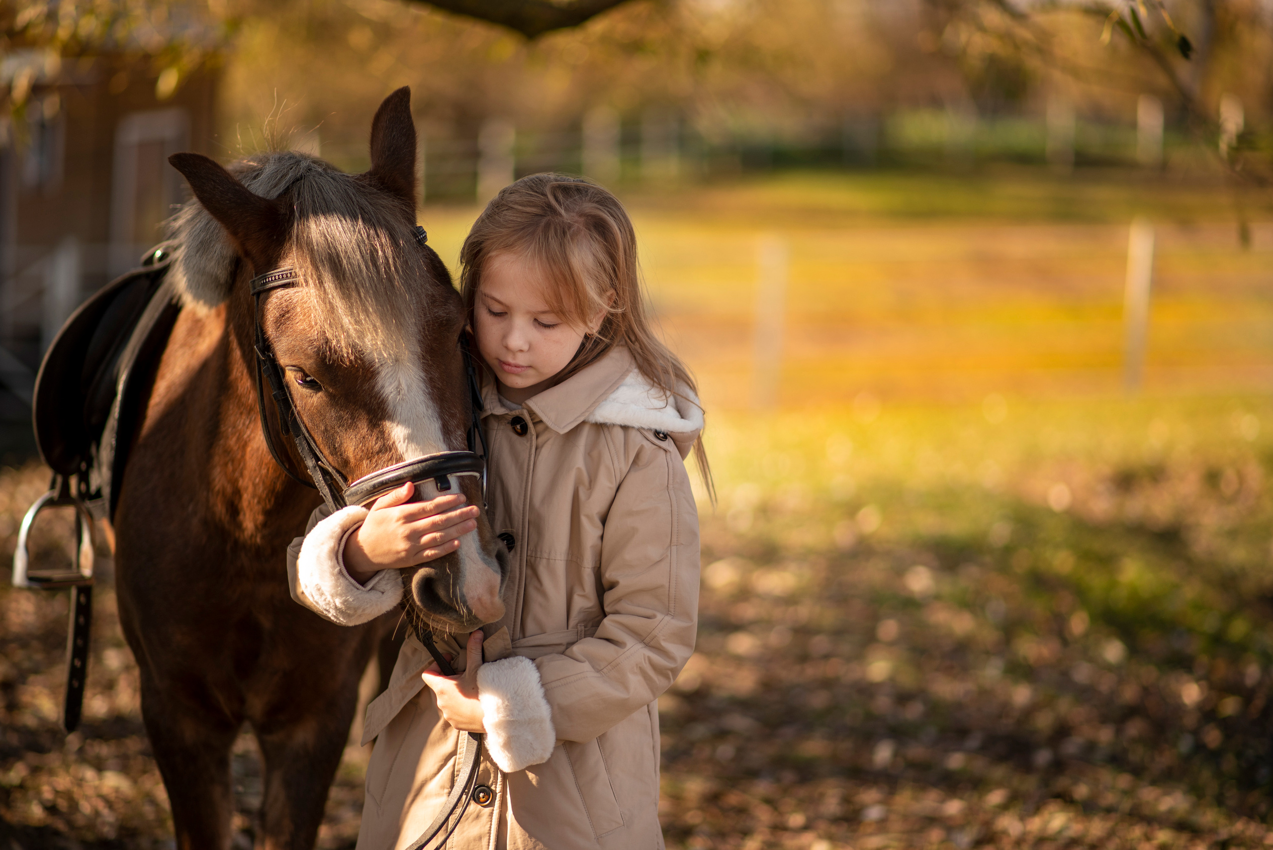 Съёмка детей с животными. Семейный и детский фотограф в Москве Анна Оськина