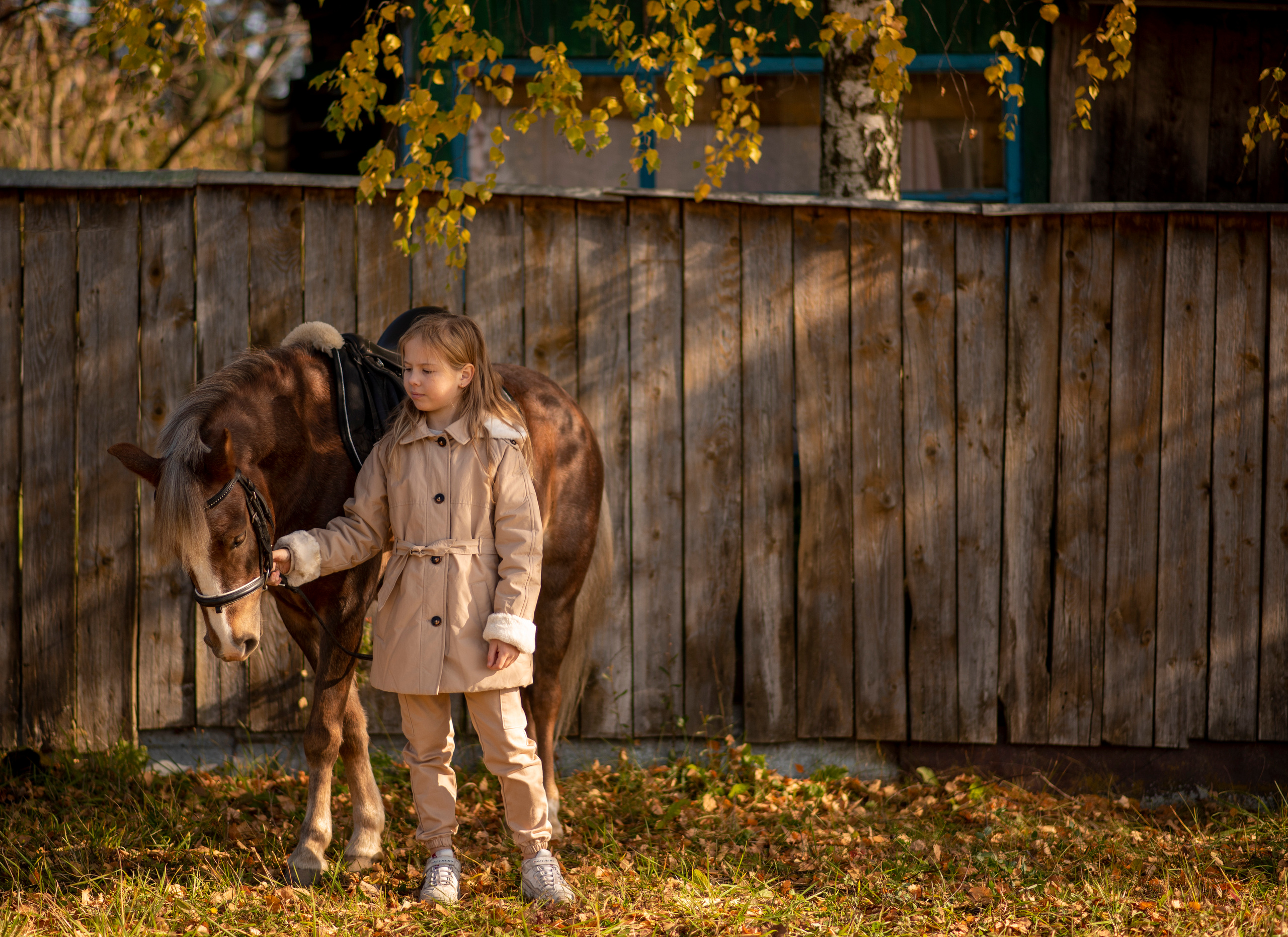 Съёмка детей с животными. Семейный и детский фотограф в Москве Анна Оськина
