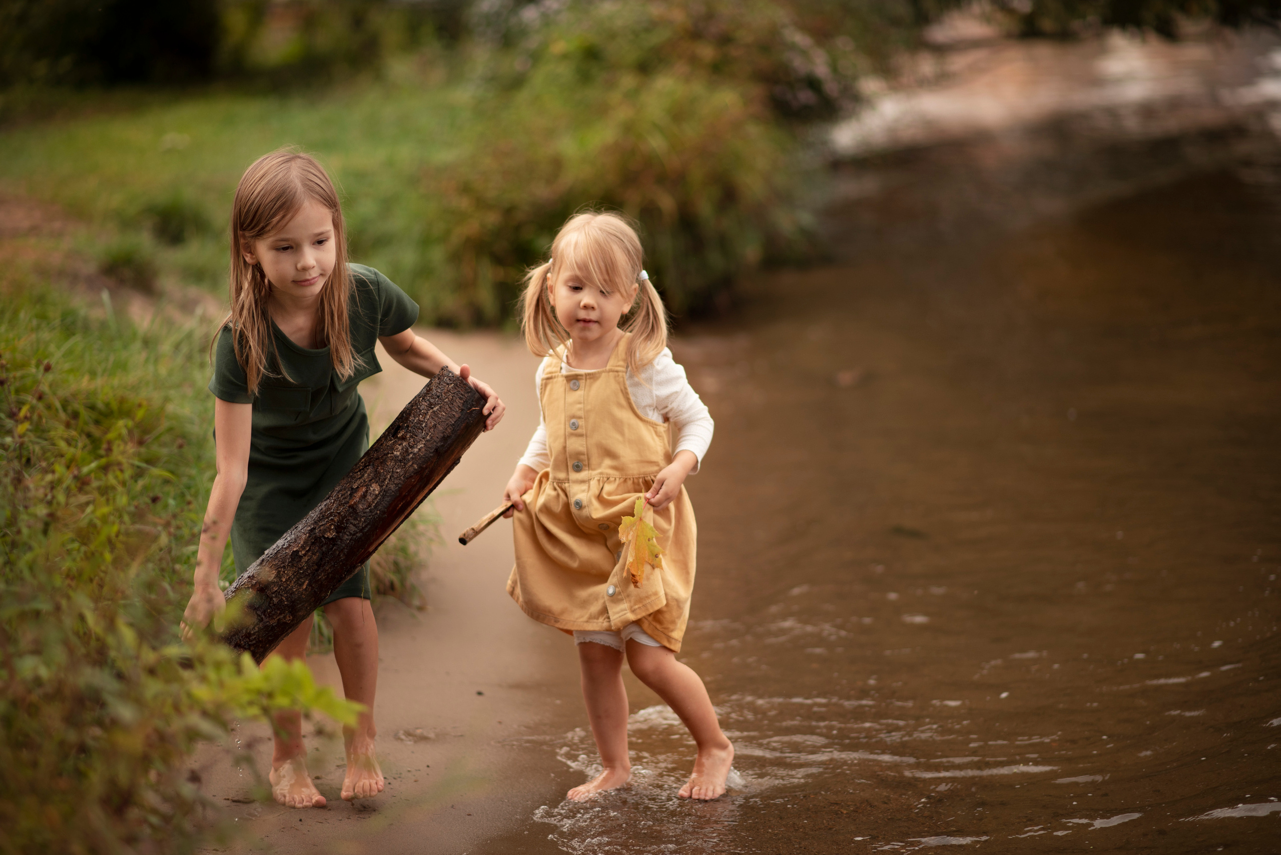 Детская съёмка на природе. Семейный и детский фотограф в Москве Анна Оськина