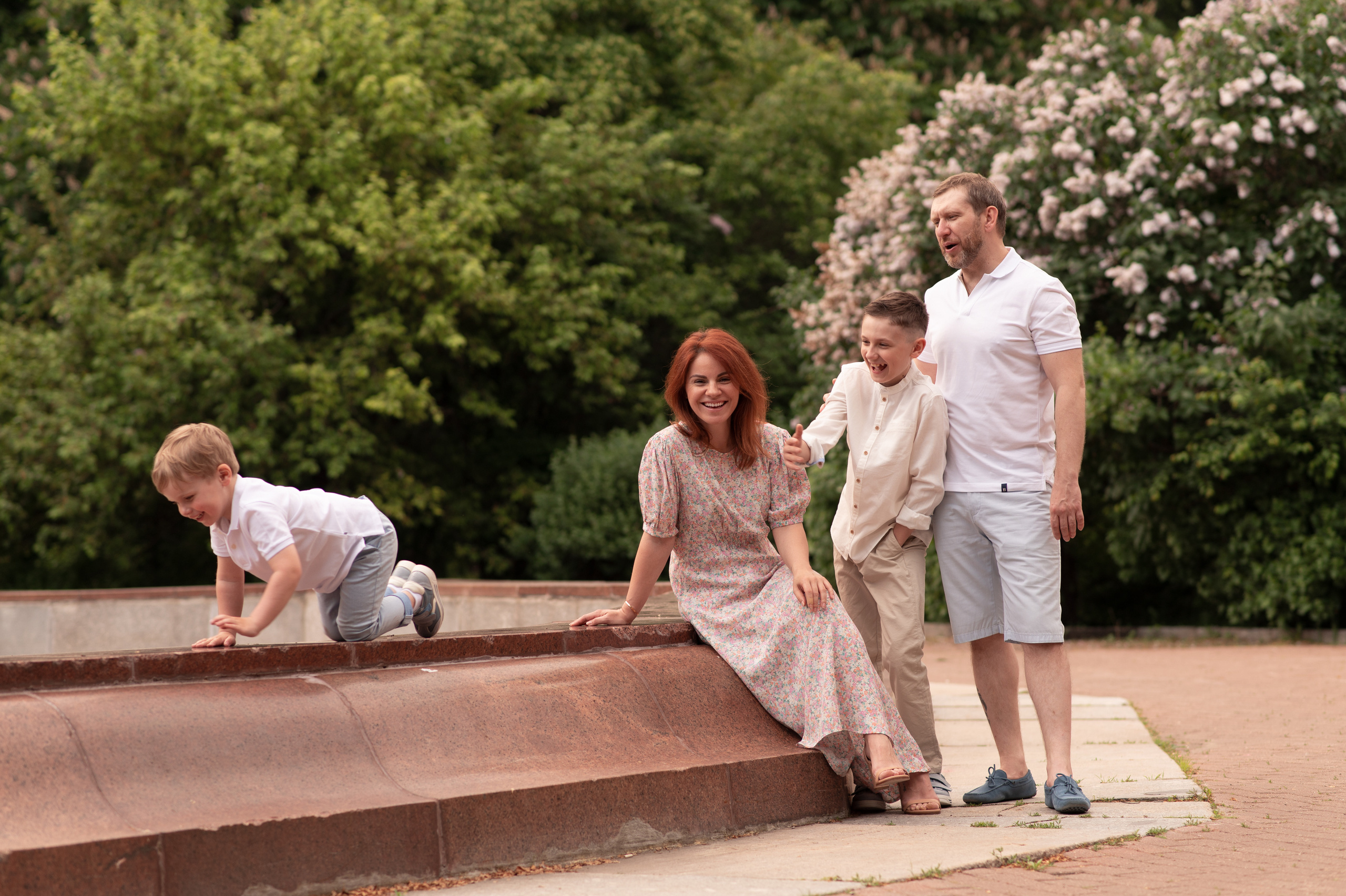 Семейная съемка на природе. Семейный и детский фотограф в Москве Анна Оськина