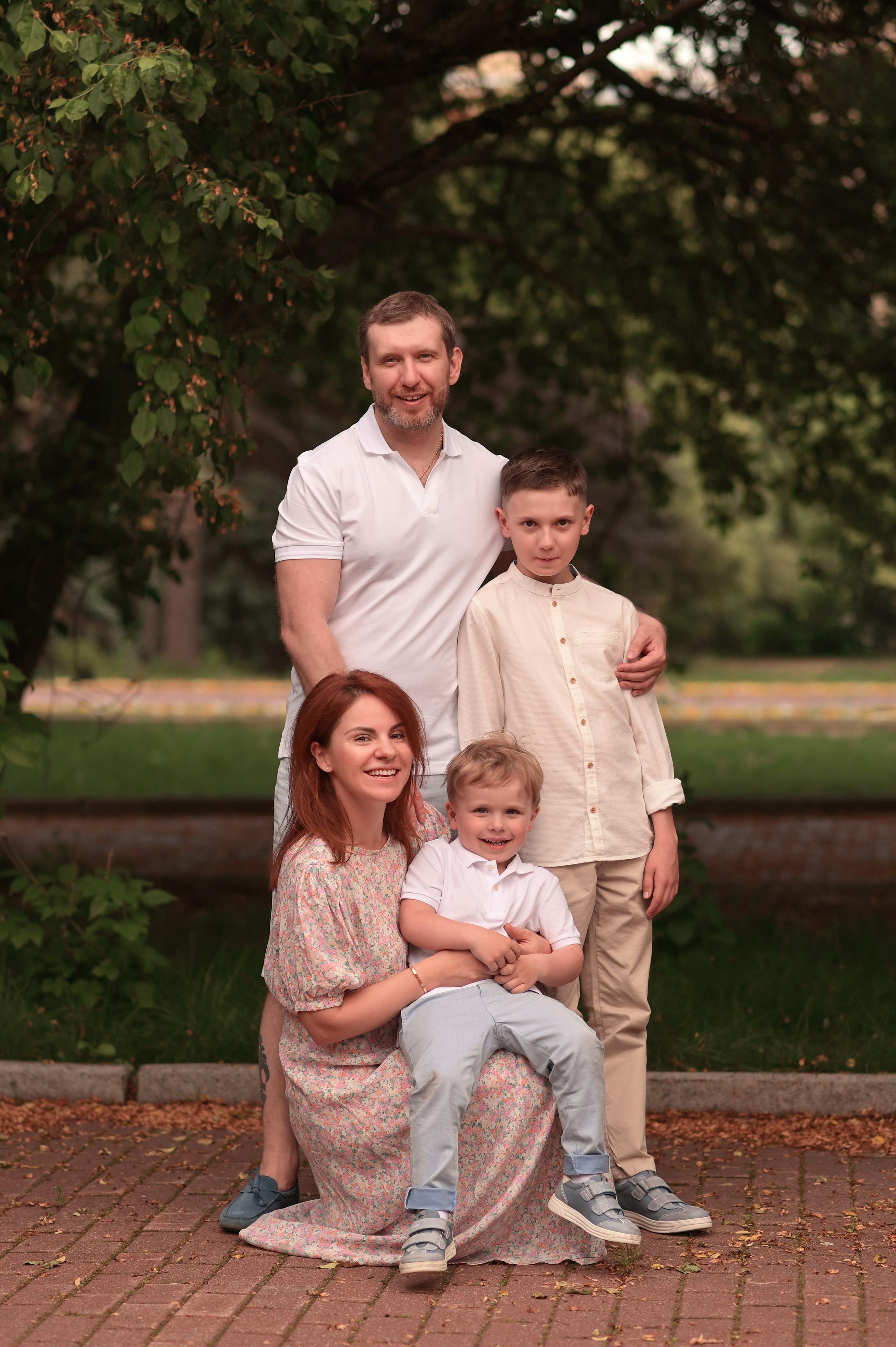 Семейная съемка на природе. Семейный и детский фотограф в Москве Анна Оськина