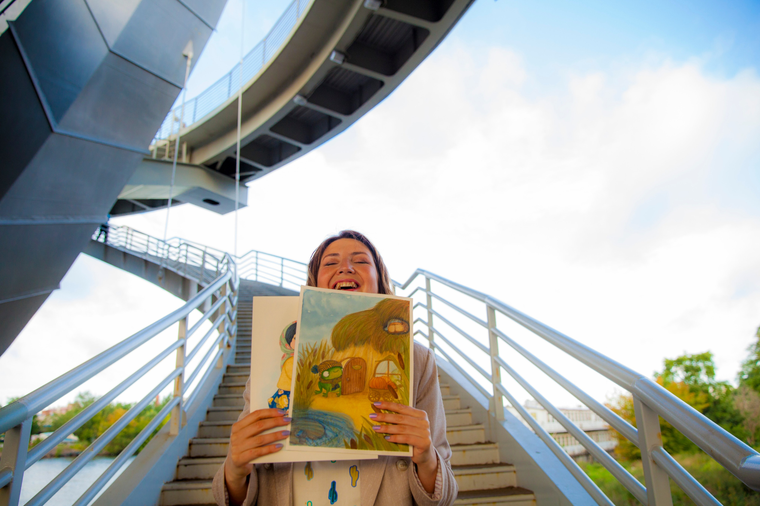 Катя, художник-иллюстратор. Фотограф Александра Степанова