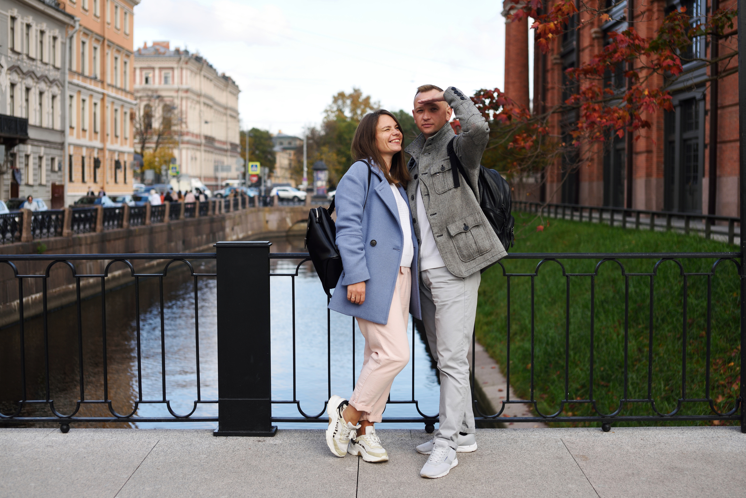В Новой Голландии с Надей и Александром. Фотограф в Санкт Петербурге Александра Вильдгрубе