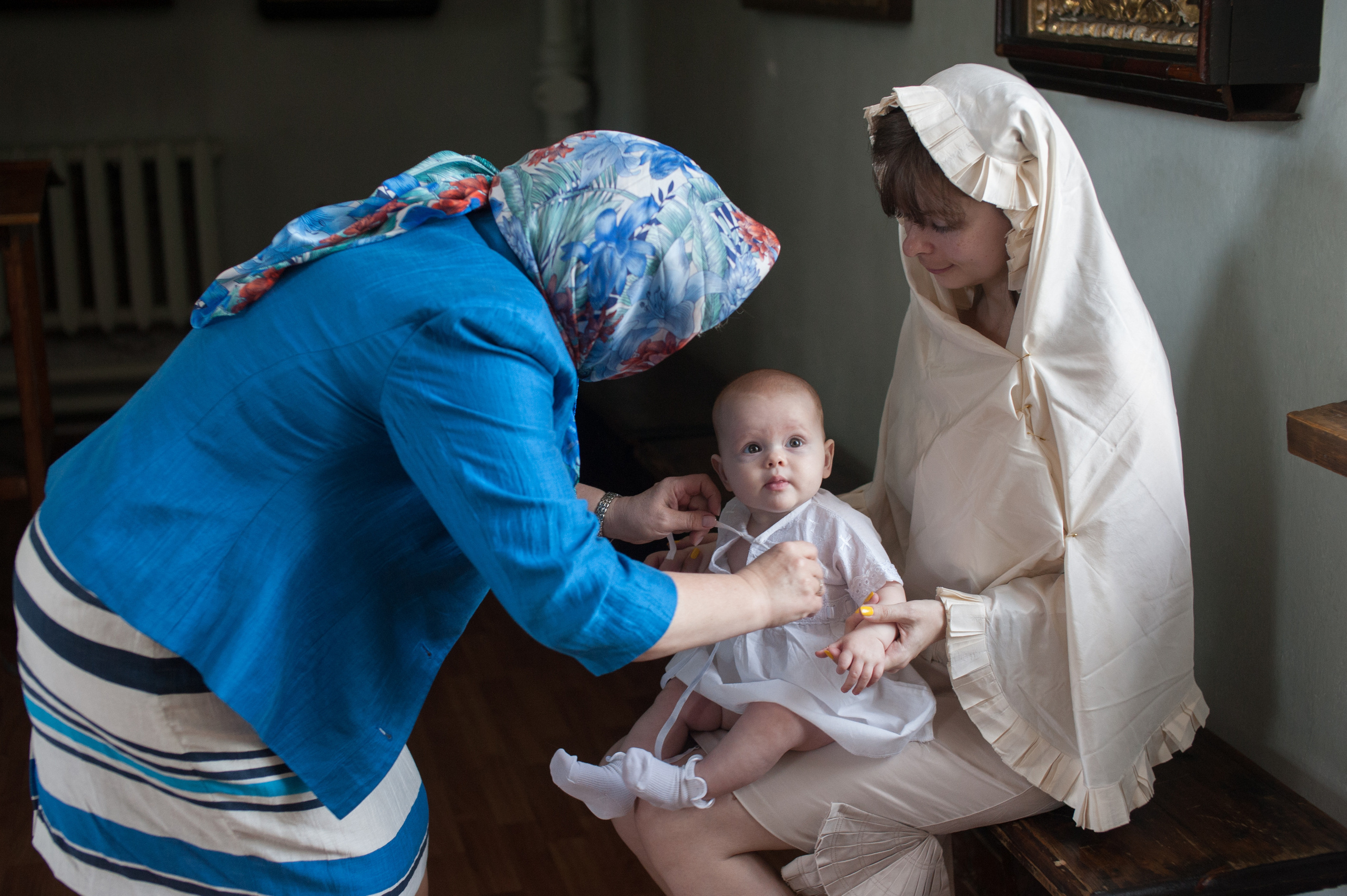 Крещение Алексии. Фотограф в Санкт Петербурге Александра Вильдгрубе