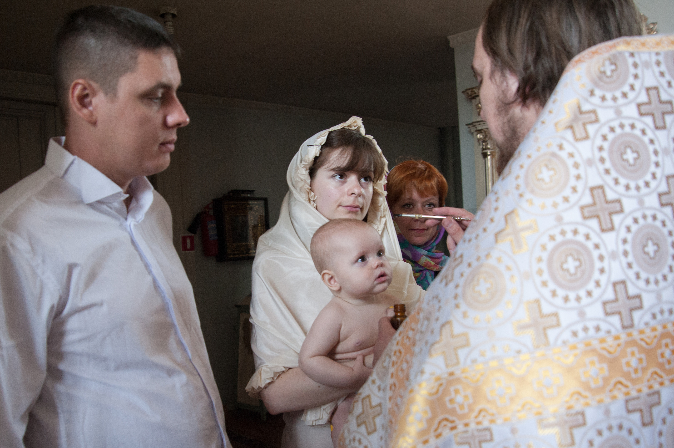 Крещение Алексии. Фотограф в Санкт Петербурге Александра Вильдгрубе