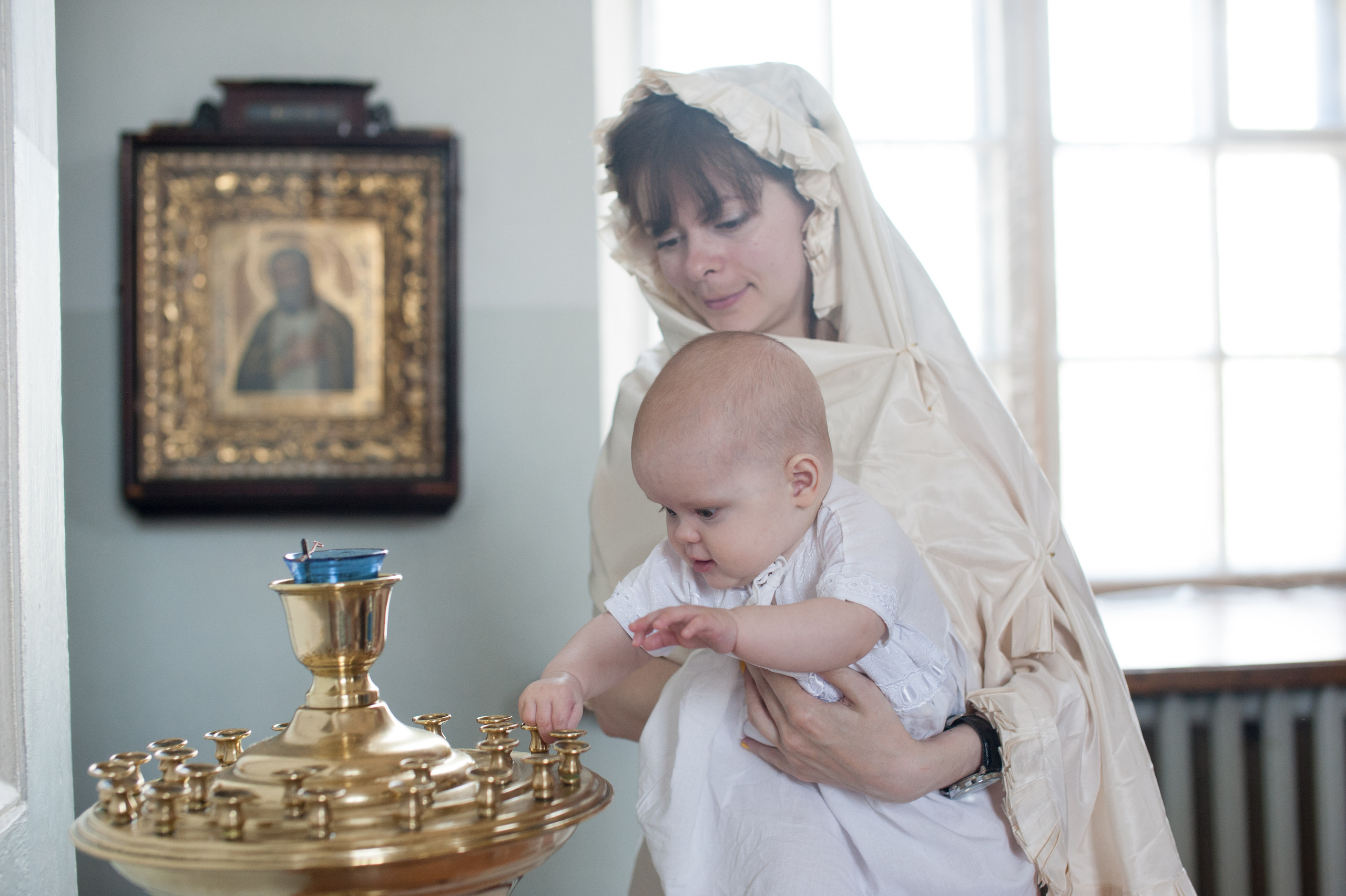 Крещение Алексии. Фотограф в Санкт Петербурге Александра Вильдгрубе