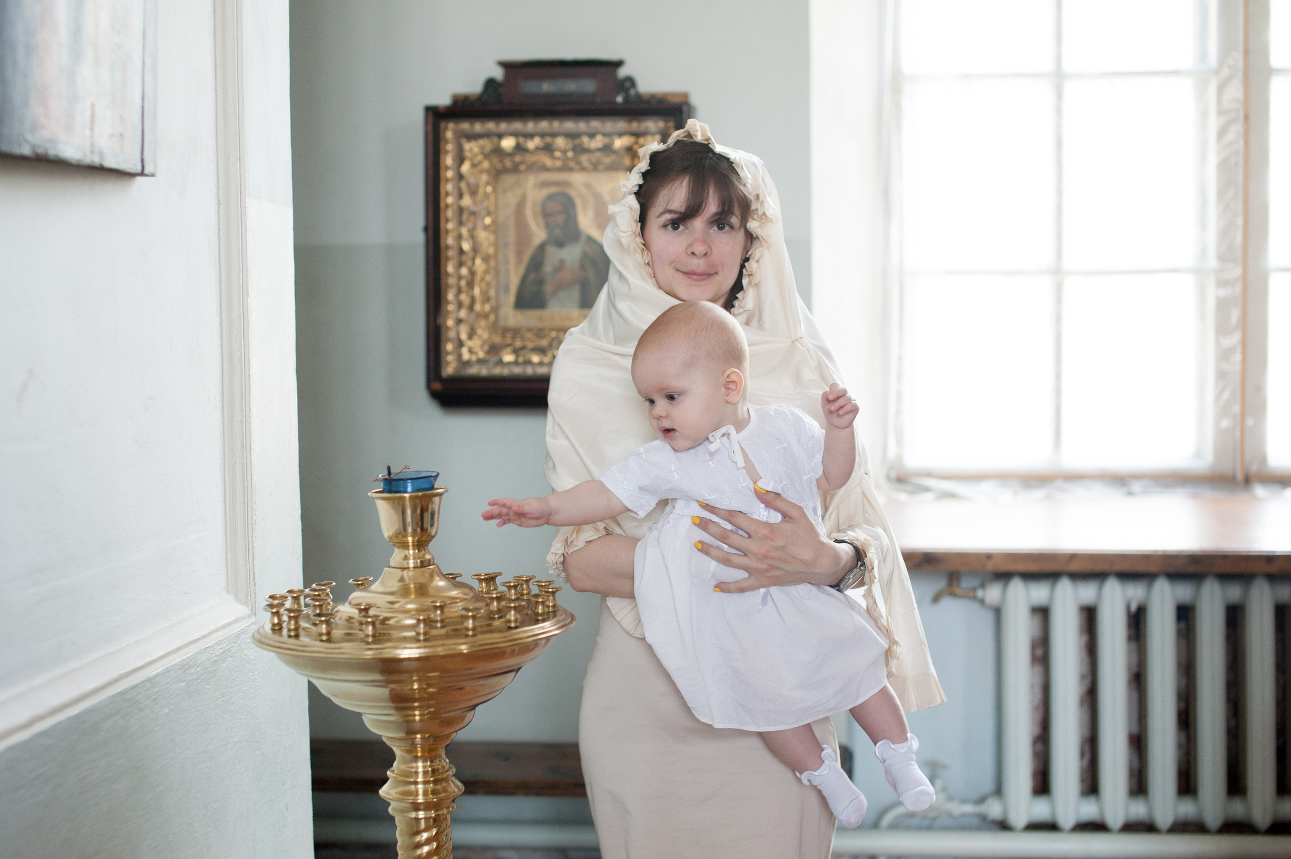 Крещение Алексии. Фотограф в Санкт Петербурге Александра Вильдгрубе