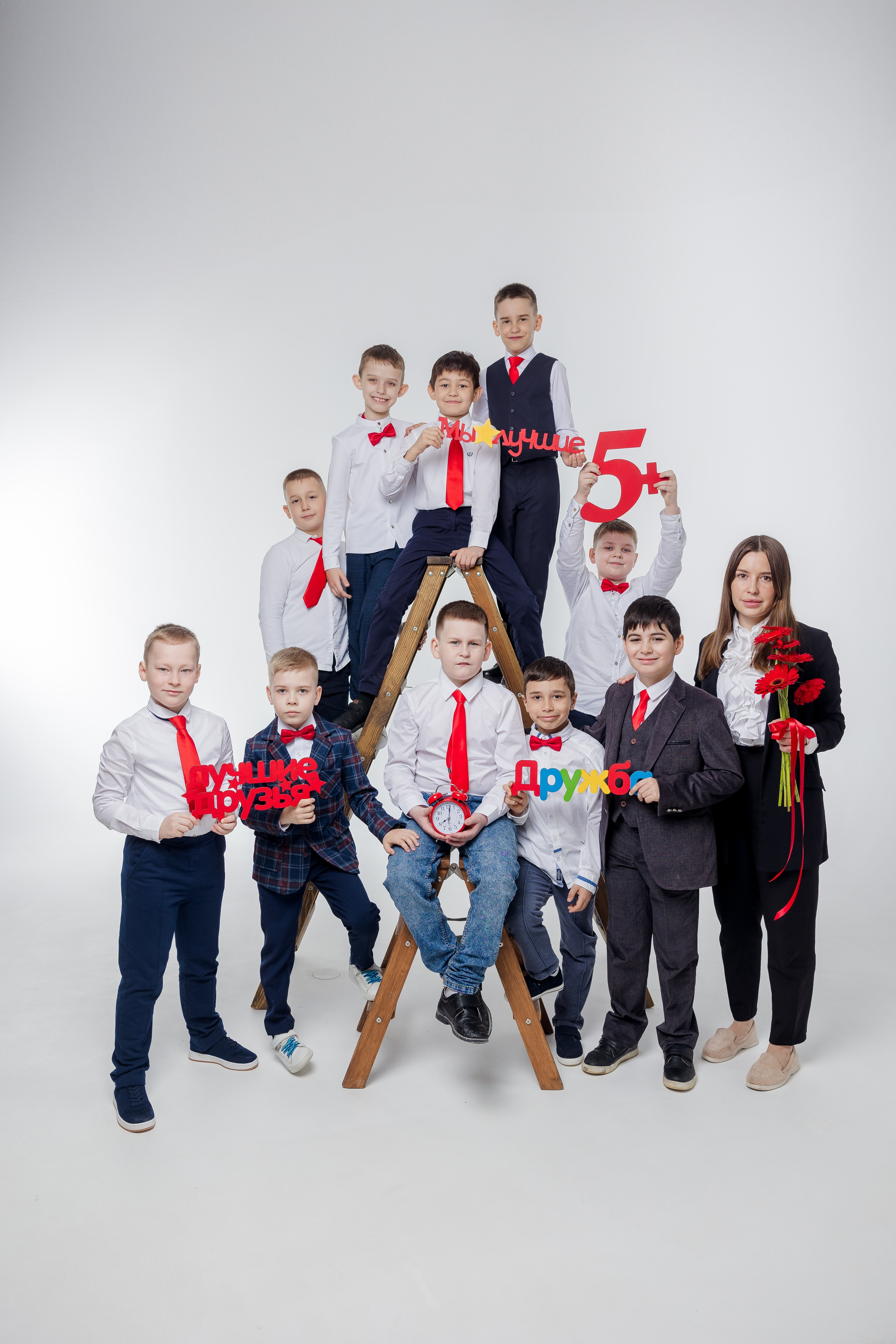 Школьная съемка в студии Зеленограда. Выпускные альбомы в Зеленограде и Москве