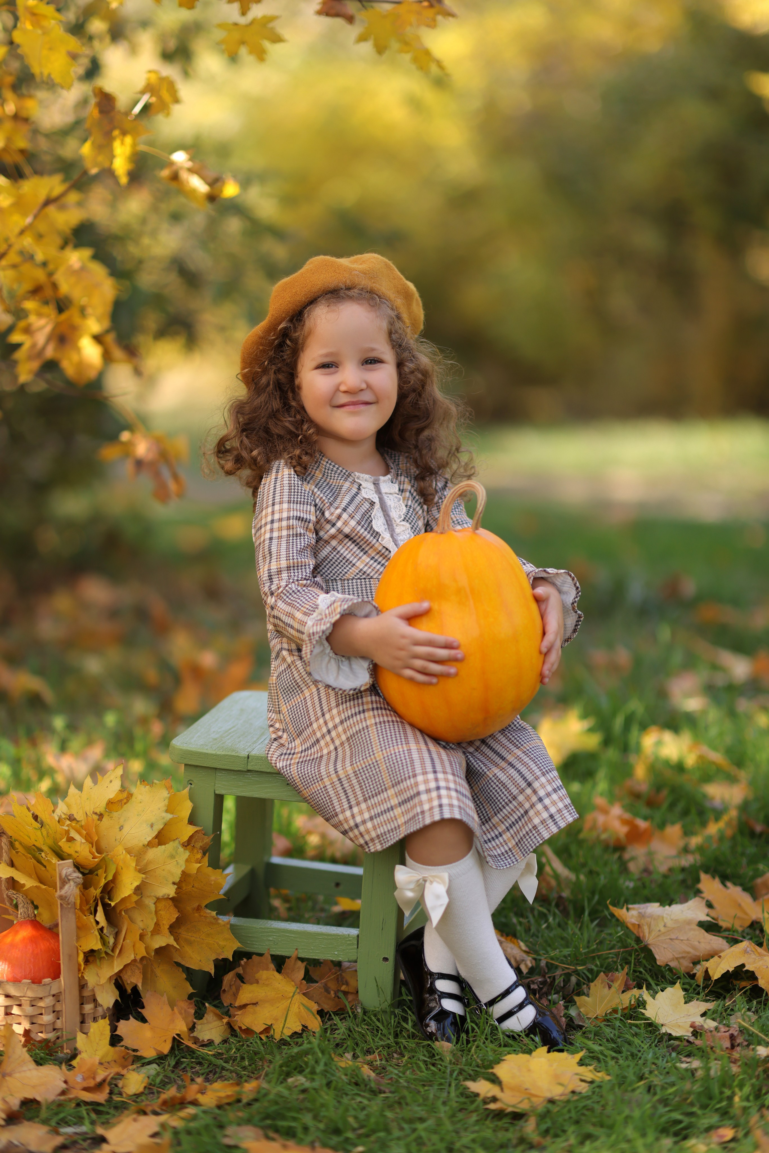 Семейная осенняя фотосессия — Светлана, Аслан и Лора. Анна Бондарева — детский и семейный фотограф, обучение фотографии. Кавказские Минеральные Воды, Пятигорск