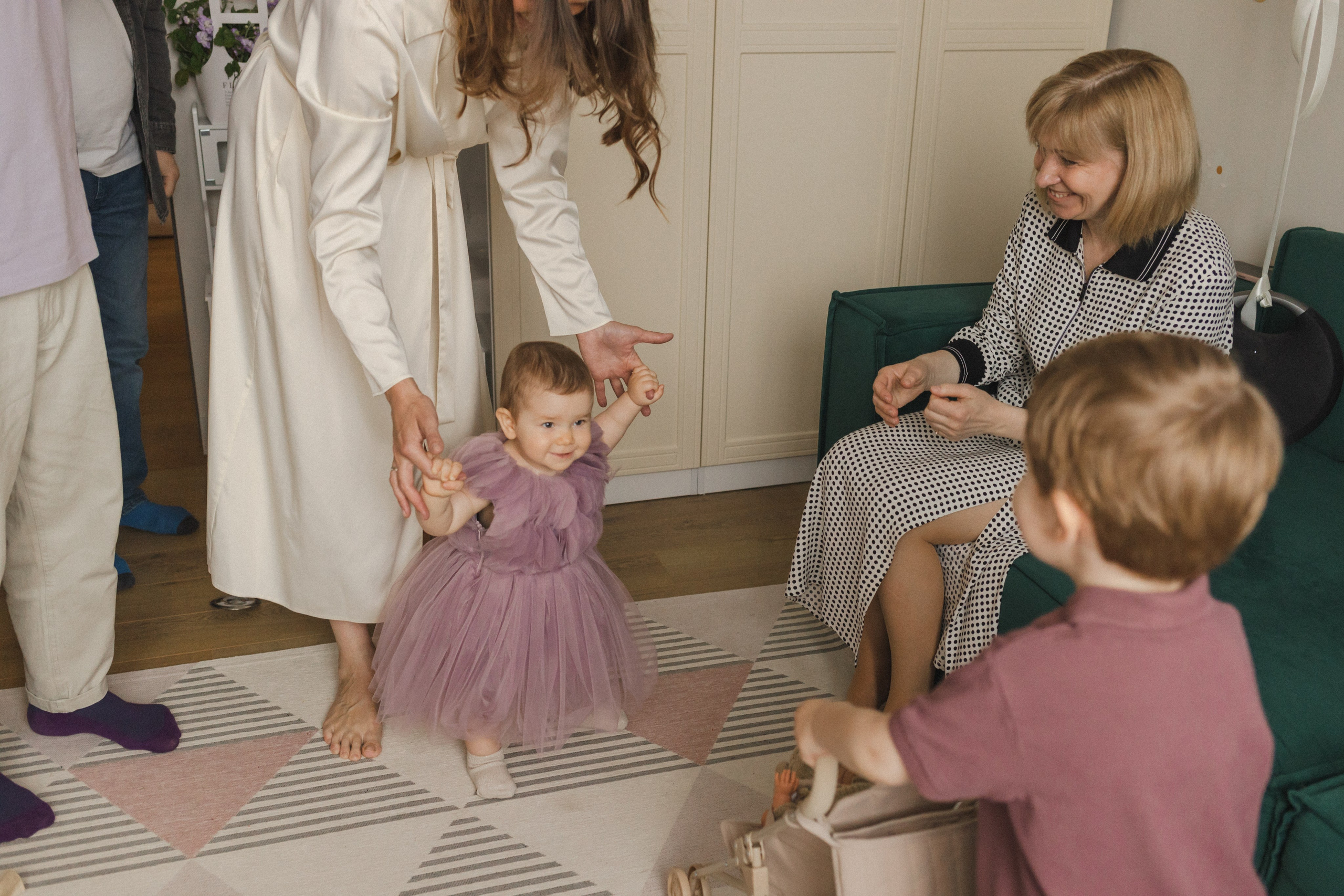 Аглае 1 годик. Семейный фотограф в Москве