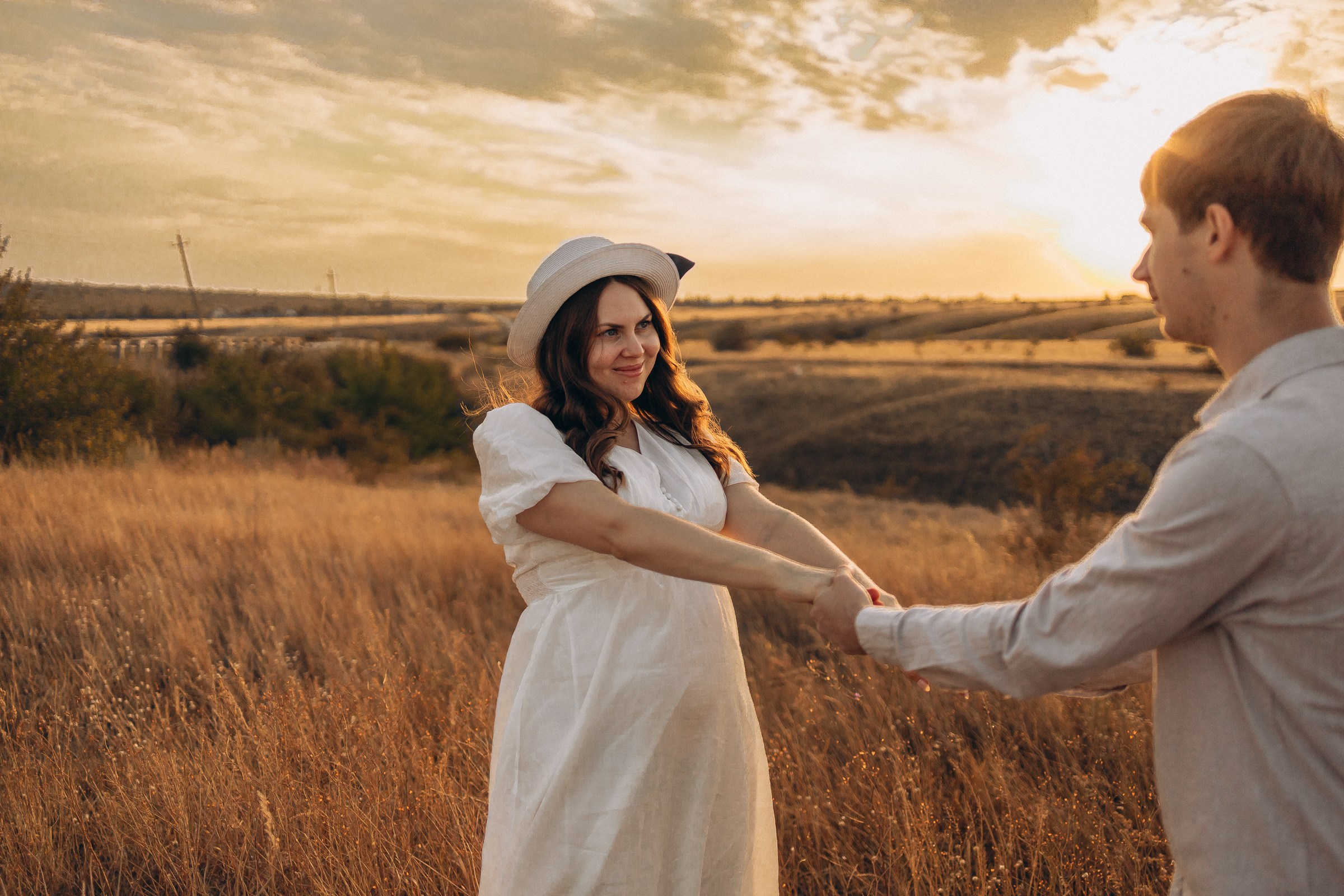 Антон и Даша в ожидании. Семейный фотограф в Волгодонске Краченцева Анна