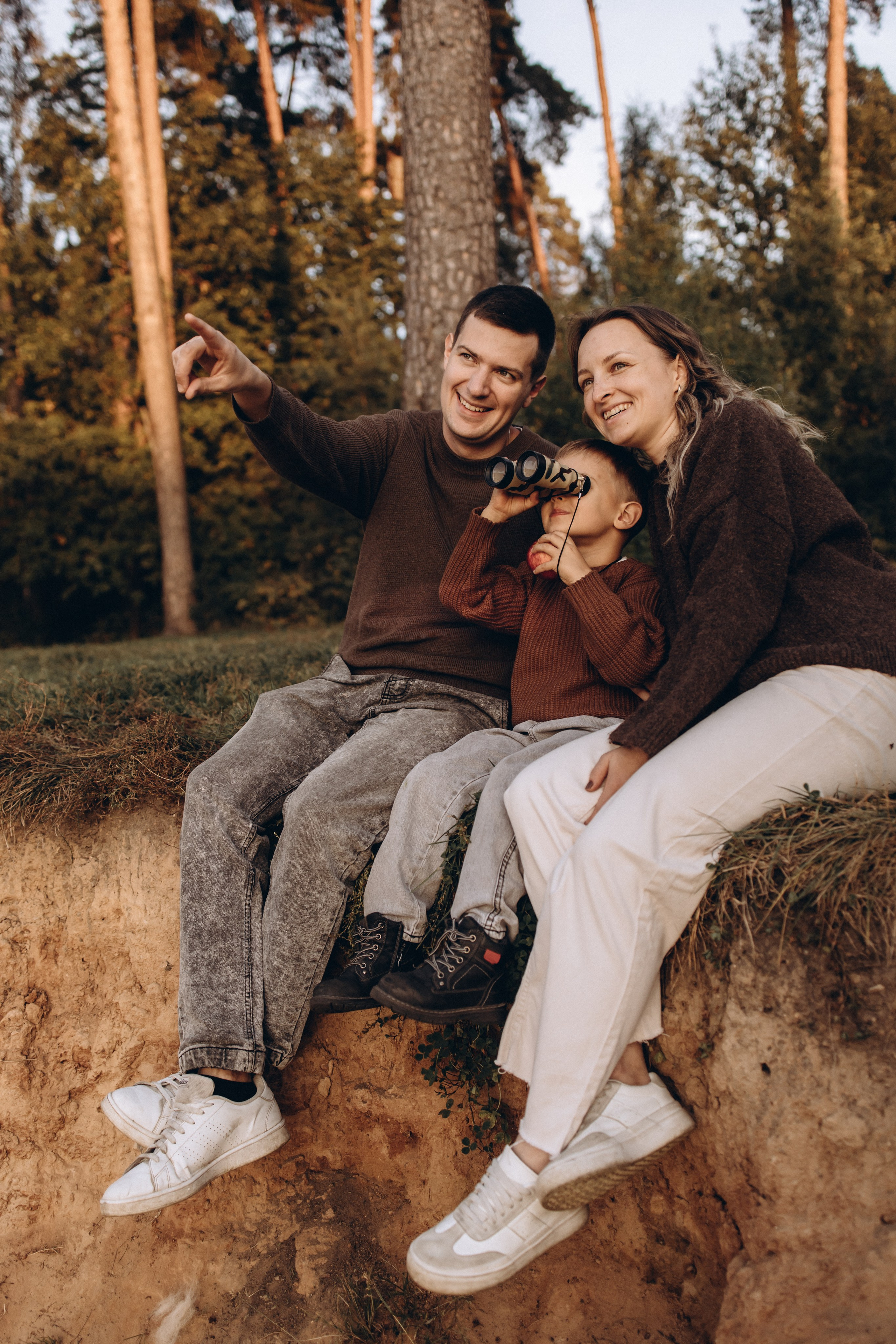 Семейная фотосессия в Гребнево на закате. Семейный фотограф в Москве, Щелково, Фрязино _ Виктория Степанова