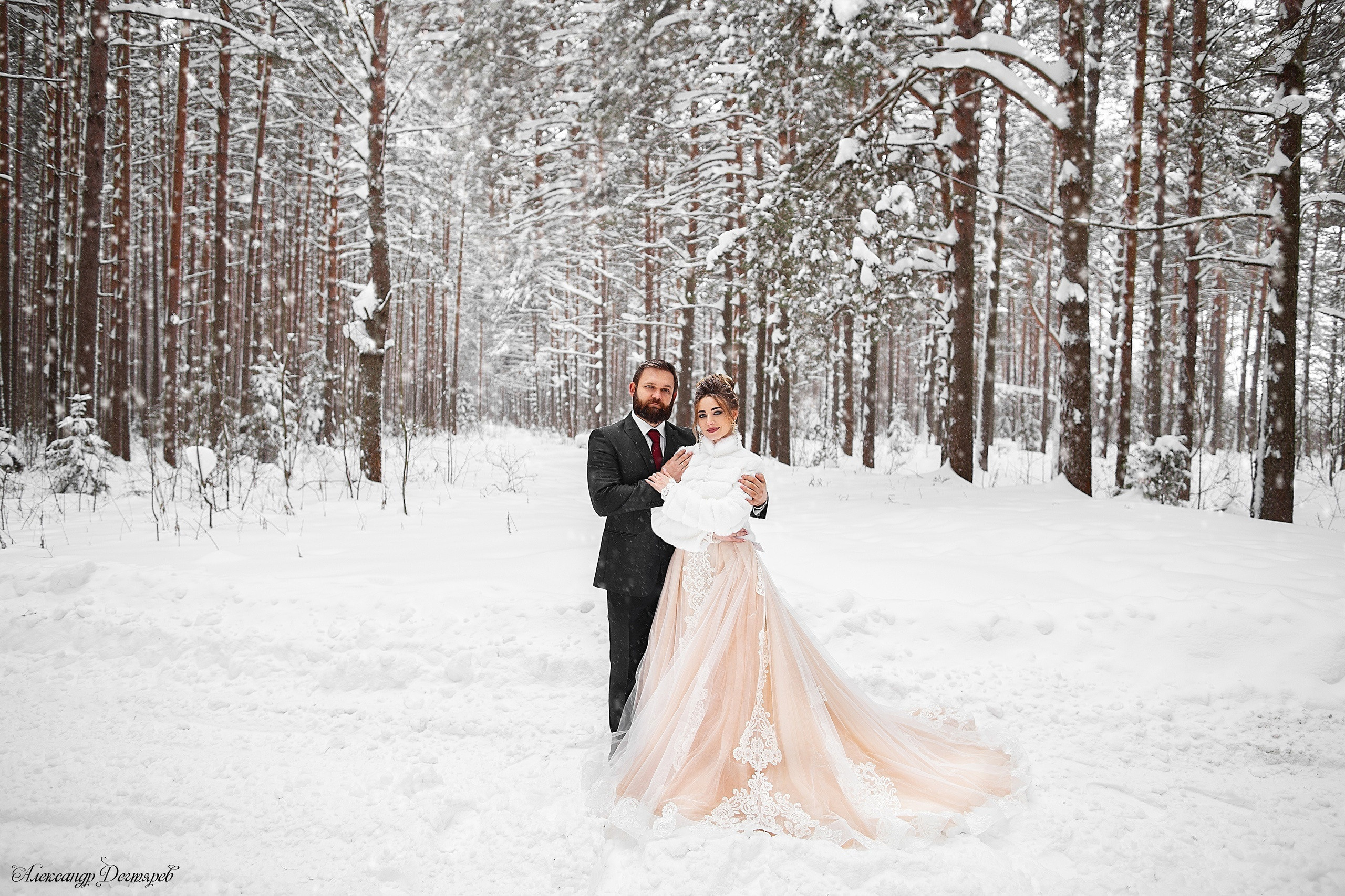 Виктория и Михаил свадьба в Череповце зимой