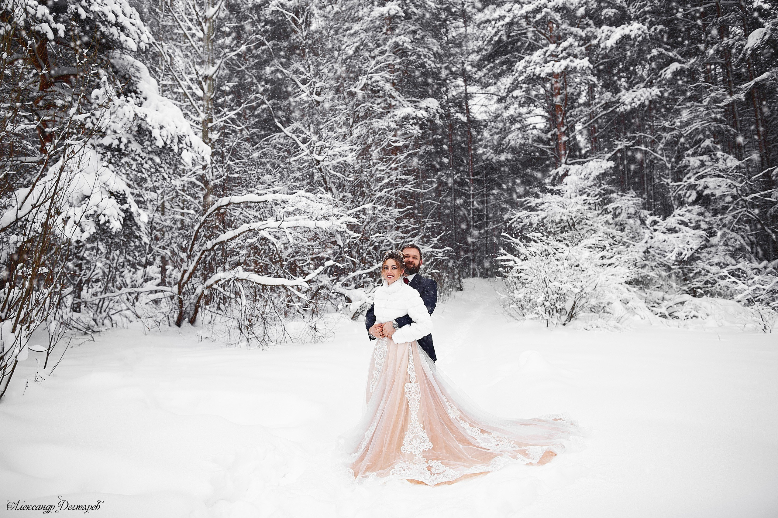 Виктория и Михаил свадьба в Череповце зимой