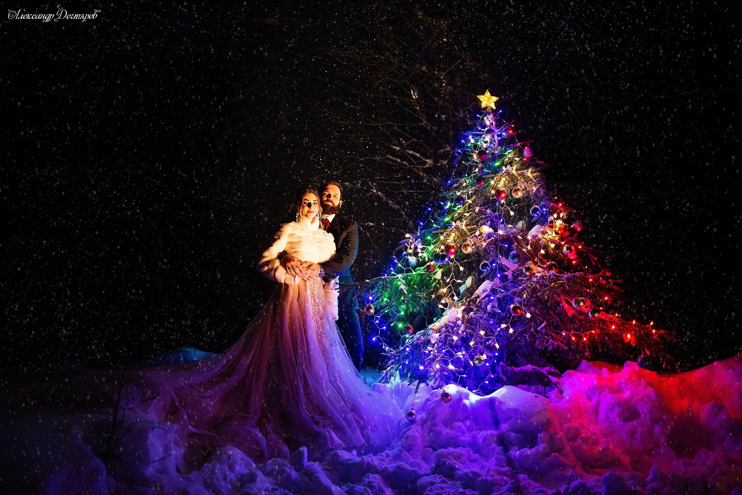 Виктория и Михаил свадьба в Череповце зимой