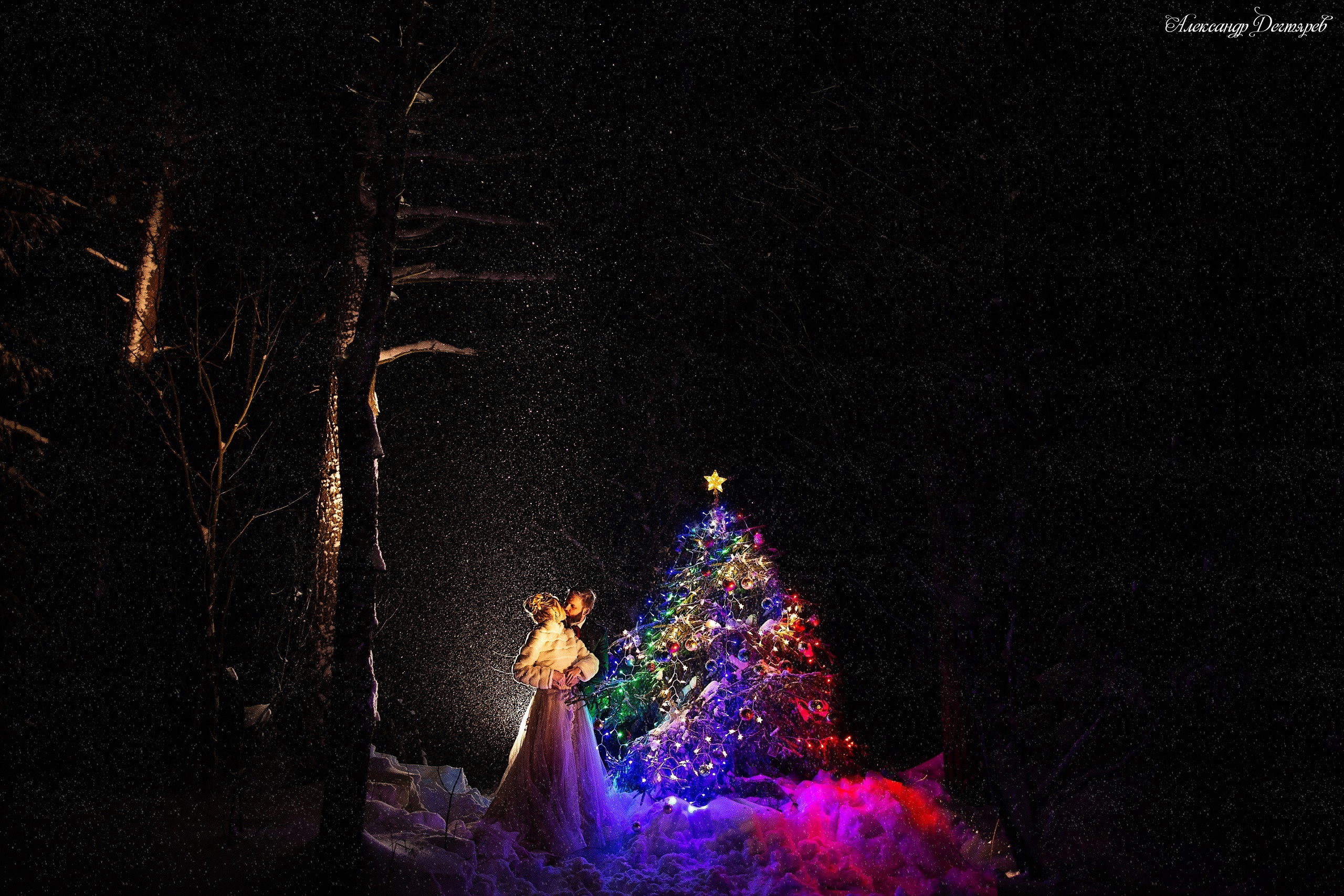 Виктория и Михаил свадьба в Череповце зимой