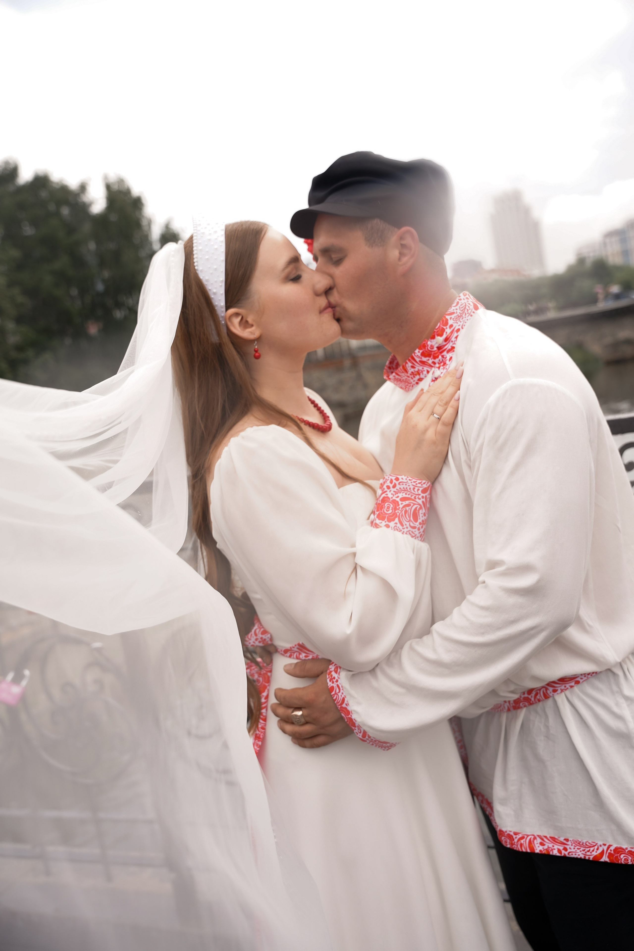 Свадебная фотосессия в русском стиле