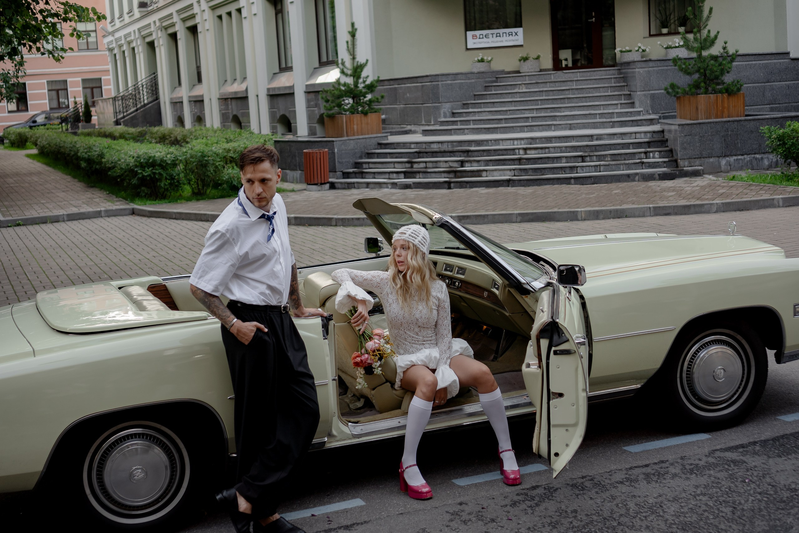 СВАДЕБНАЯ СЬЕМКА С КАБРИОЛЕТОМ В САНТК-ПЕТЕРБУРГЕ НА ПЕТРОГРАДКЕ В ОТЕЛЕ ПАНОРАМИКА. Профессиональный фотограф, Санкт-Петербург — Виктория Богомолова