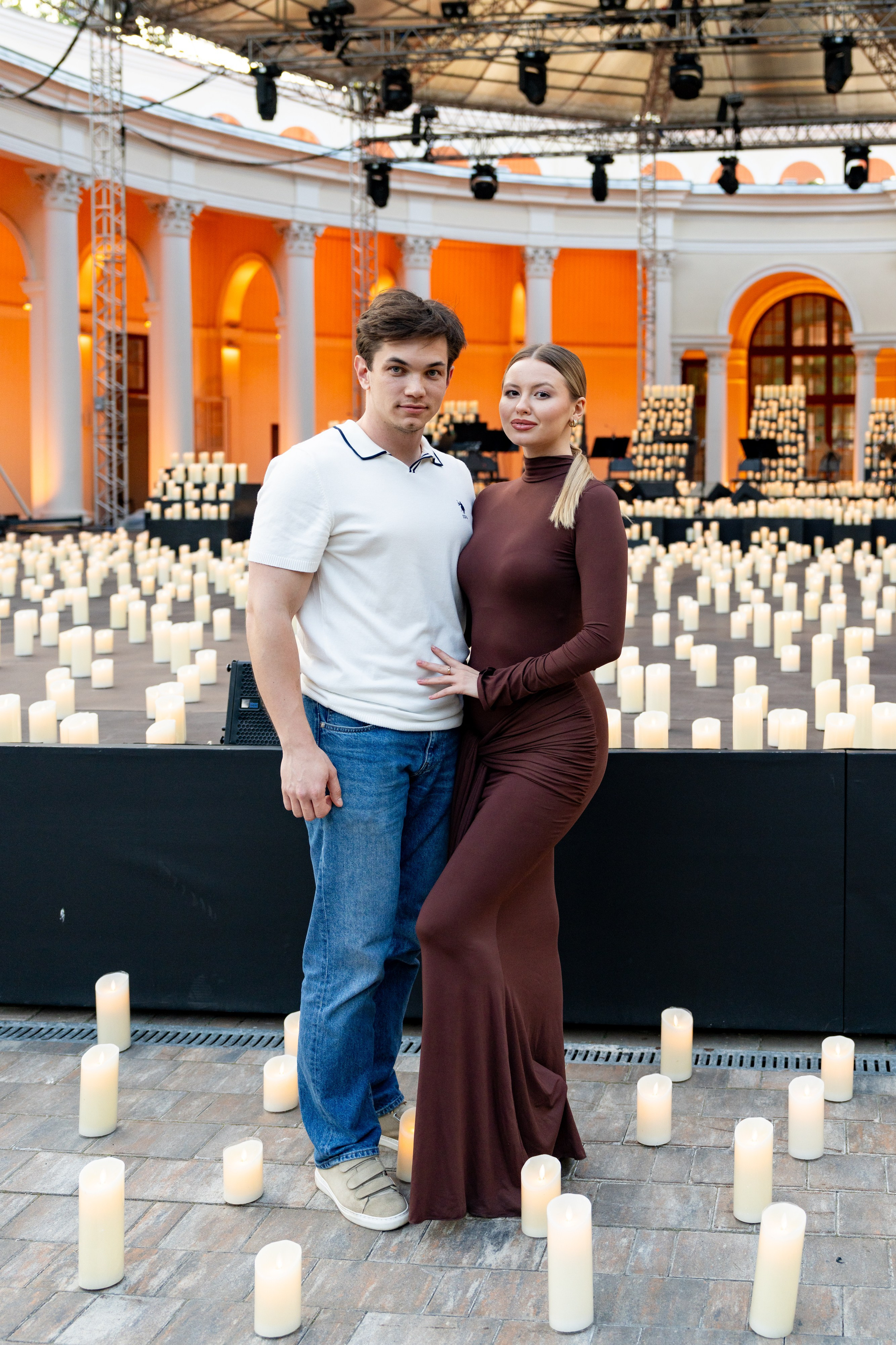 Симфонический оркестр Lumisfera при свечах. Фотограф Никита Комаров