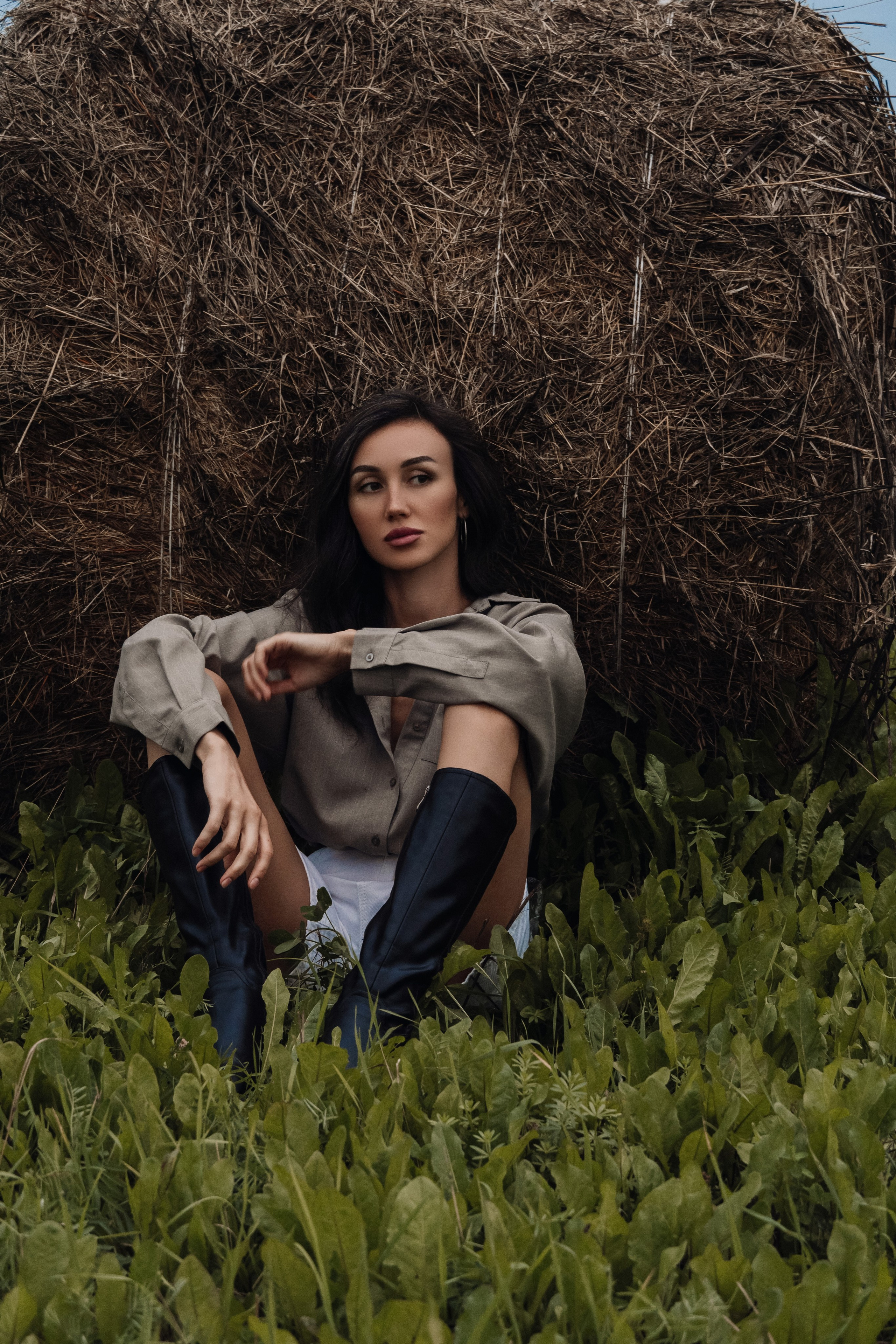 фотосессия девушки на улице 