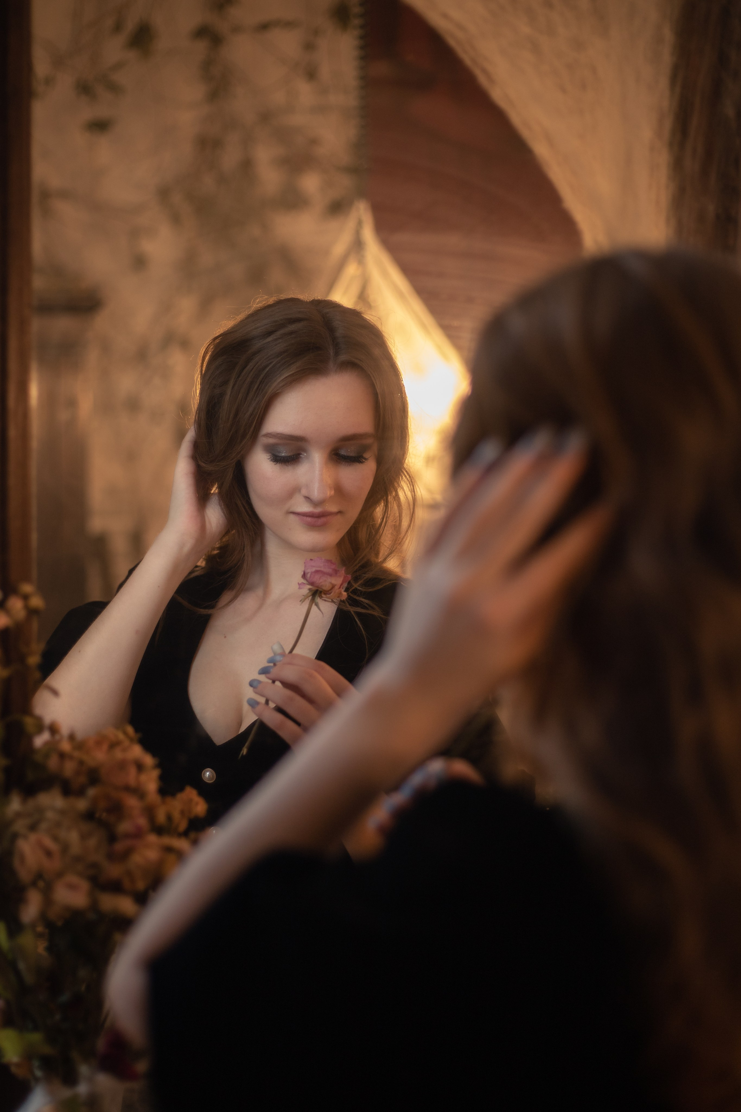 Татьяна в заброшенном особняке. Индивидуальная фотосессия. Фотограф Киржач/Москва_Екатерина Мартынова